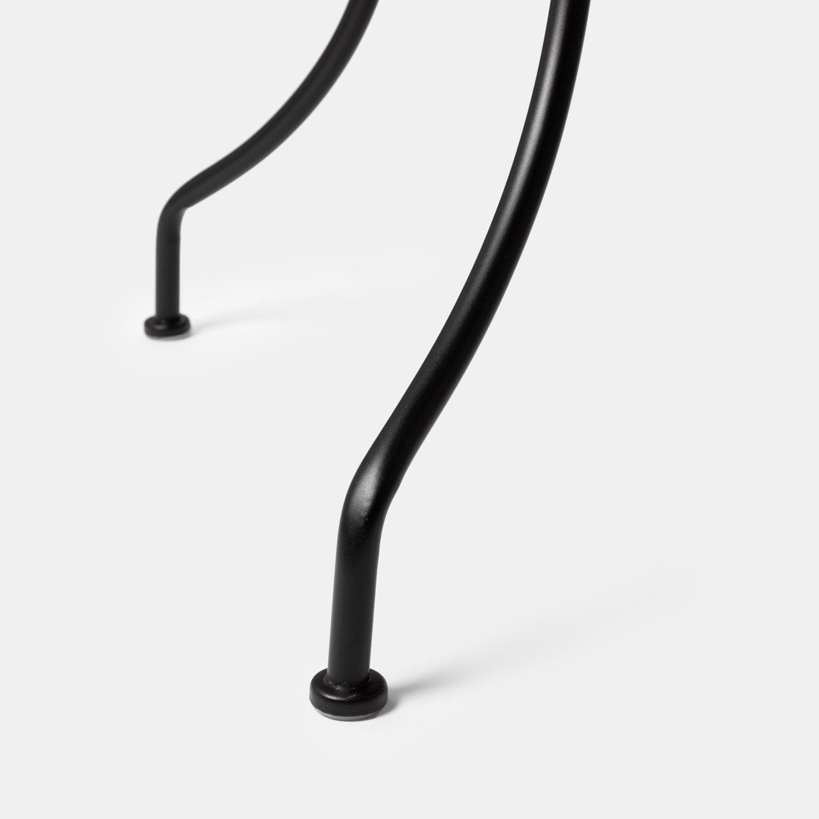 Tavolo da giardino 90x90 cm in metallo nero - Loren