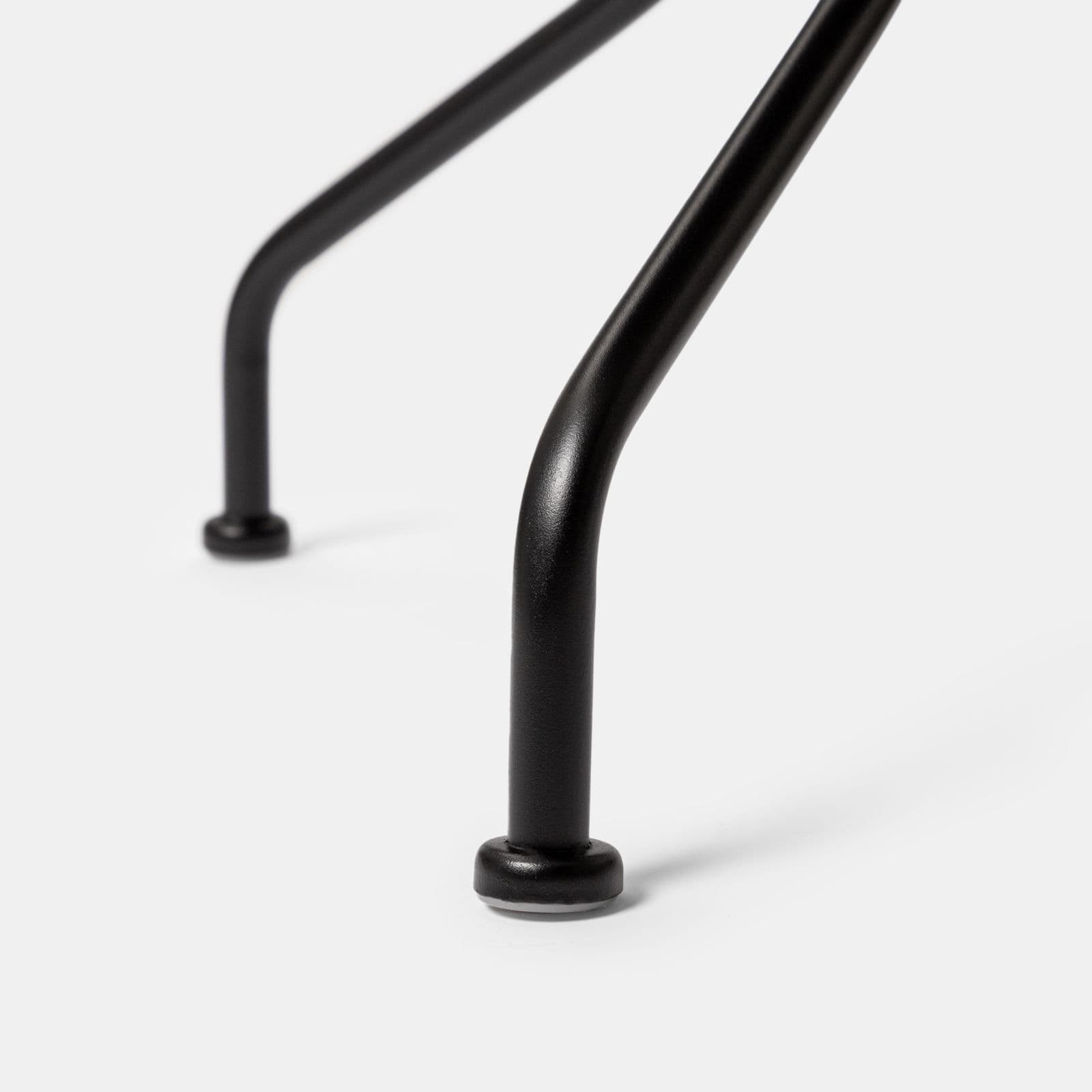 Tavolo da giardino rotondo 70 cm in metallo nero - Loren