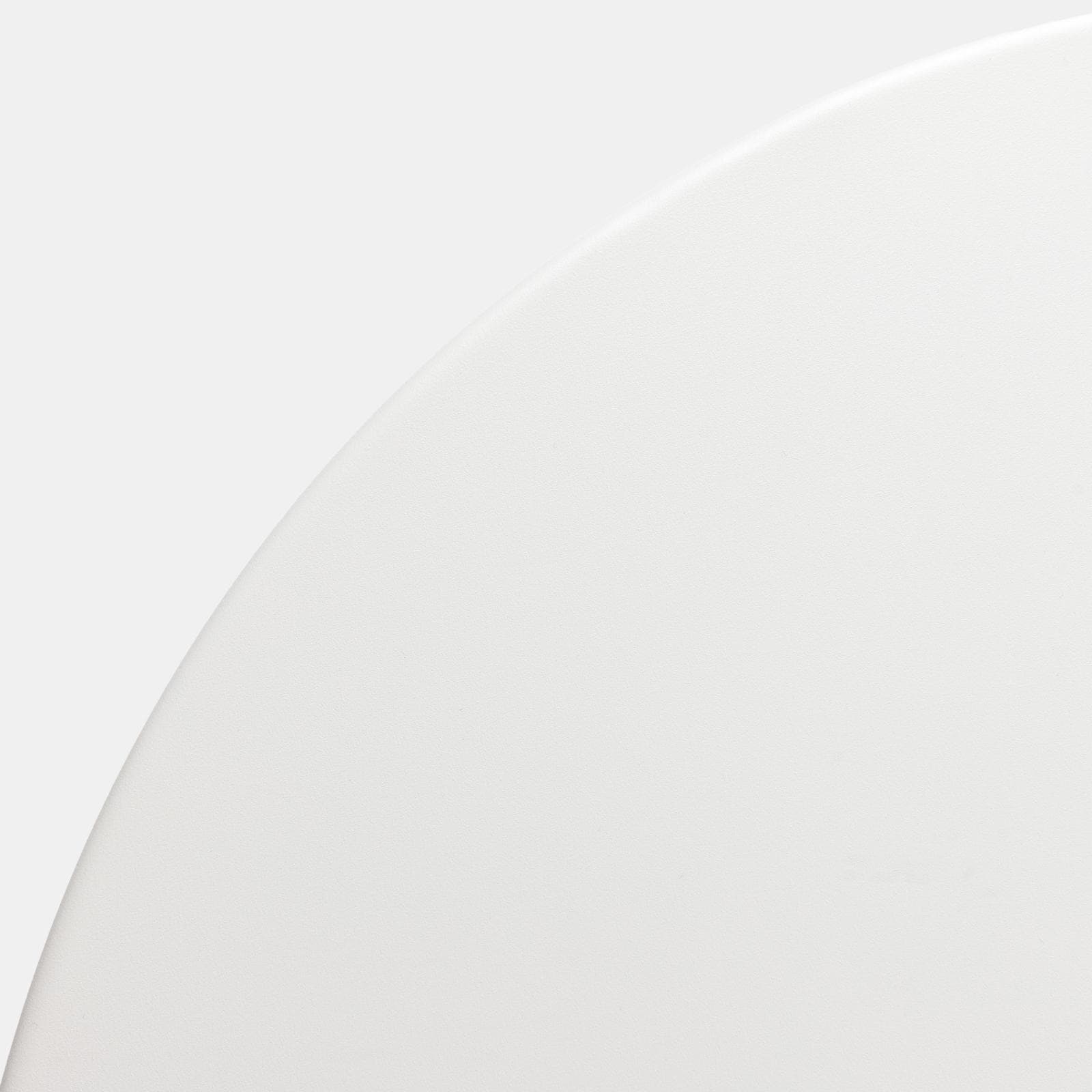 Tavolo da giardino rotondo 60 cm in acciaio bianco - Spezia