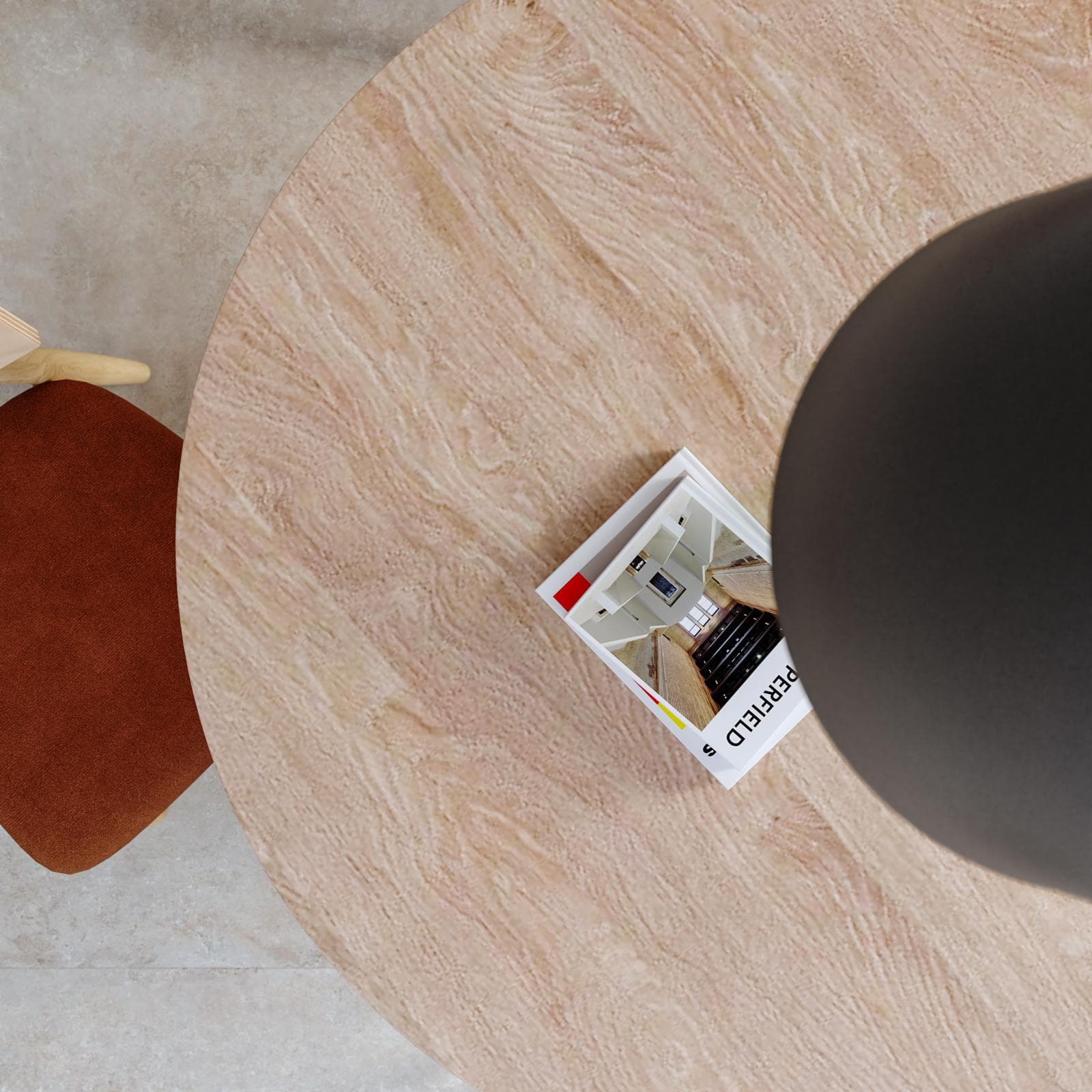 Tavolo da pranzo 120 cm effetto frassino barn con gambe incrociate - Doror