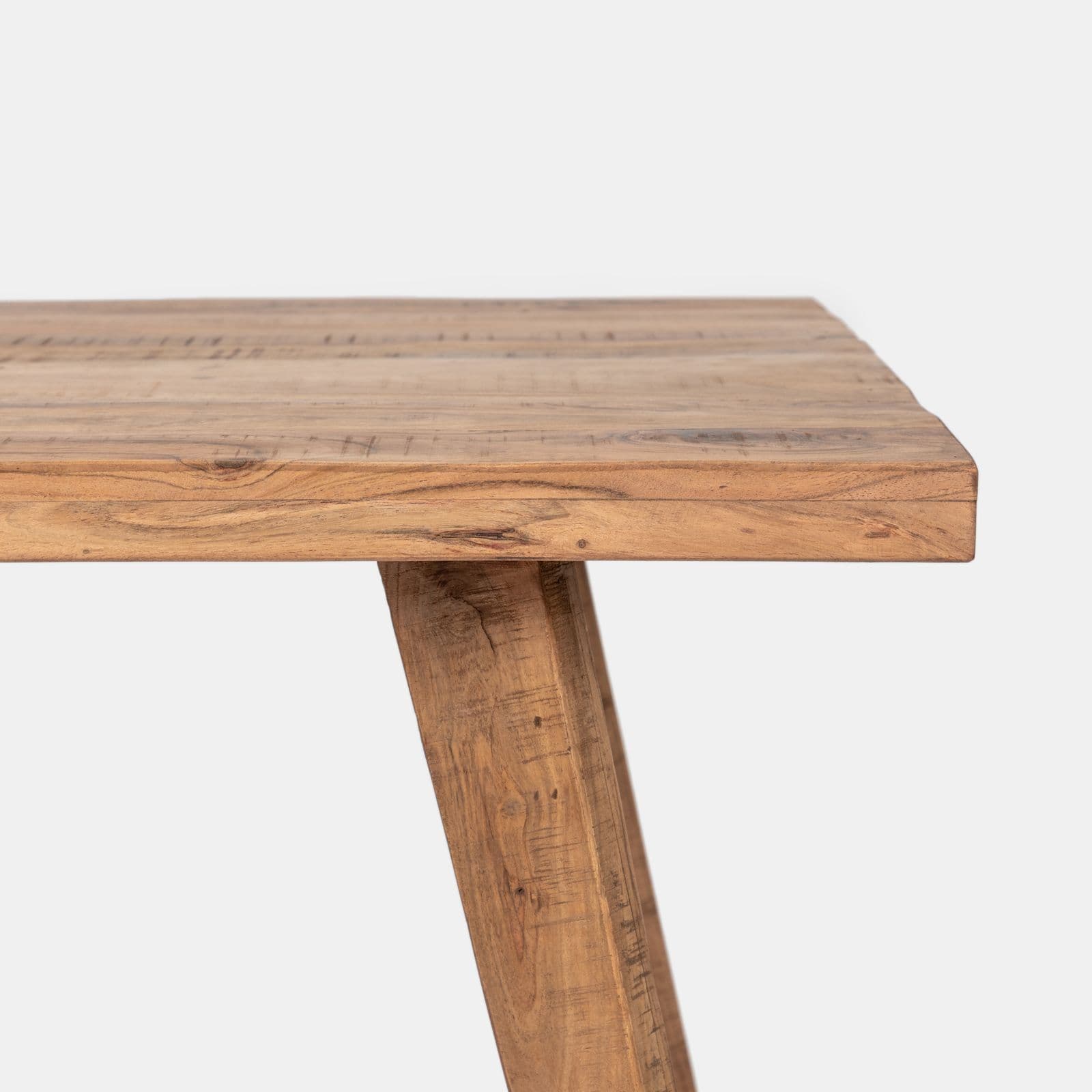 Tavolo 160x90 cm piano e gambe in legno di acacia - Freia Acacia