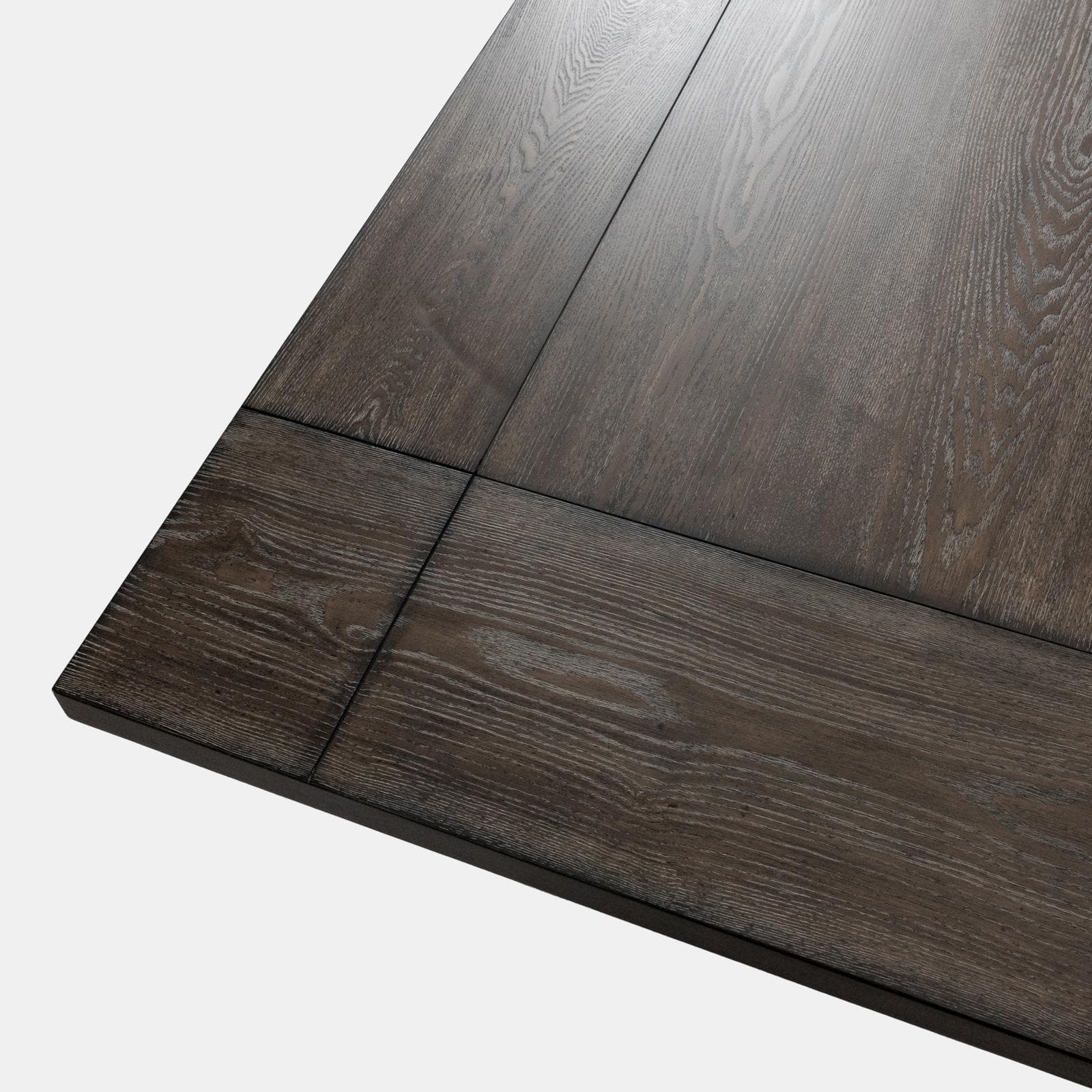 Tavolo da pranzo 176x96 cm con top noce e gambe in metallo nero - Tymen