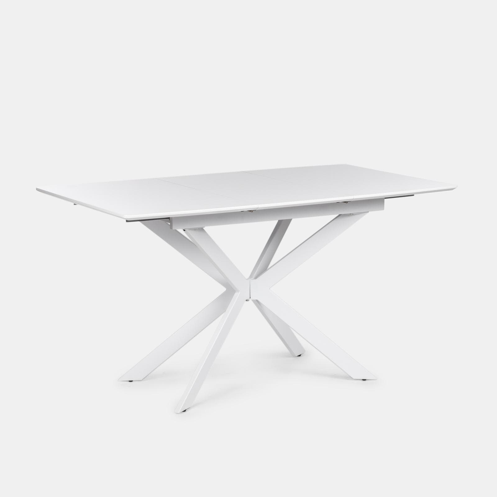 Tavolo da pranzo allungabile 100-140 x 80 in legno bianco - Marten