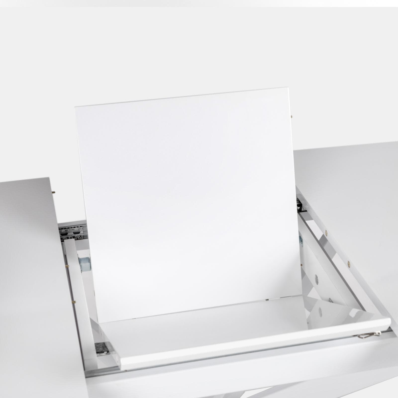 Tavolo da pranzo allungabile 100-140 x 80 in legno bianco - Marten