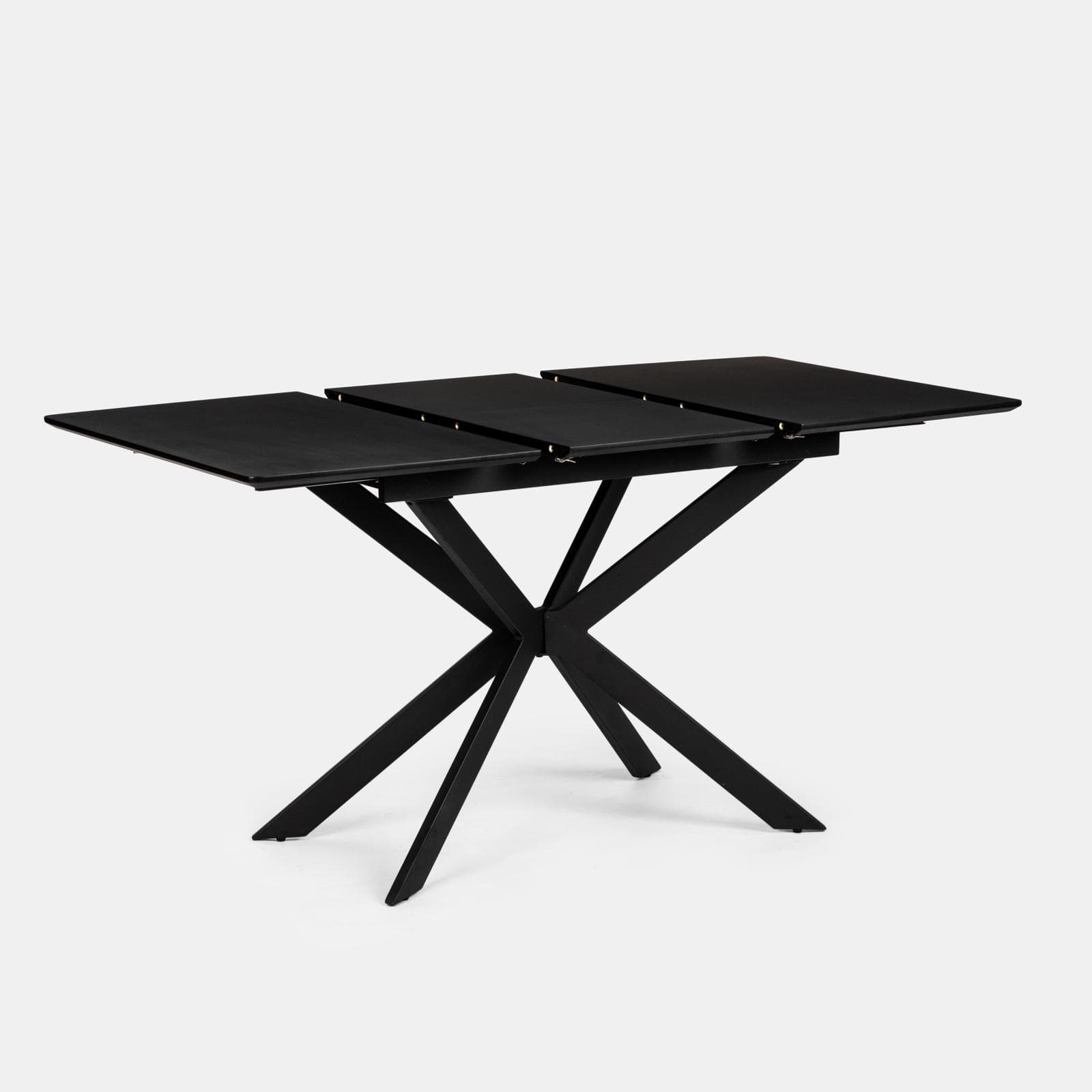 Tavolo da pranzo allungabile 100-140 x 80 in legno nero - Marten
