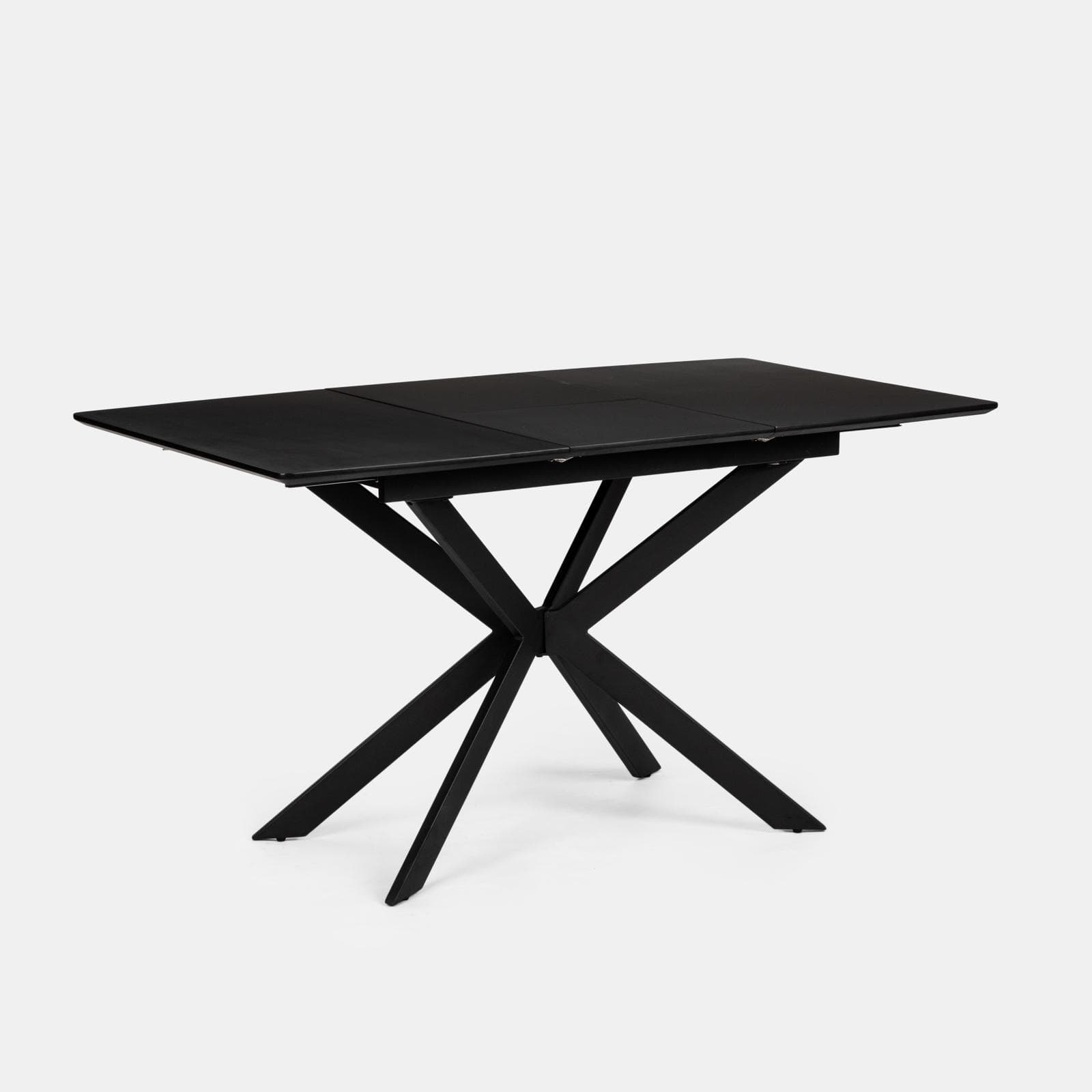 Tavolo da pranzo allungabile 100-140 x 80 in legno nero - Marten