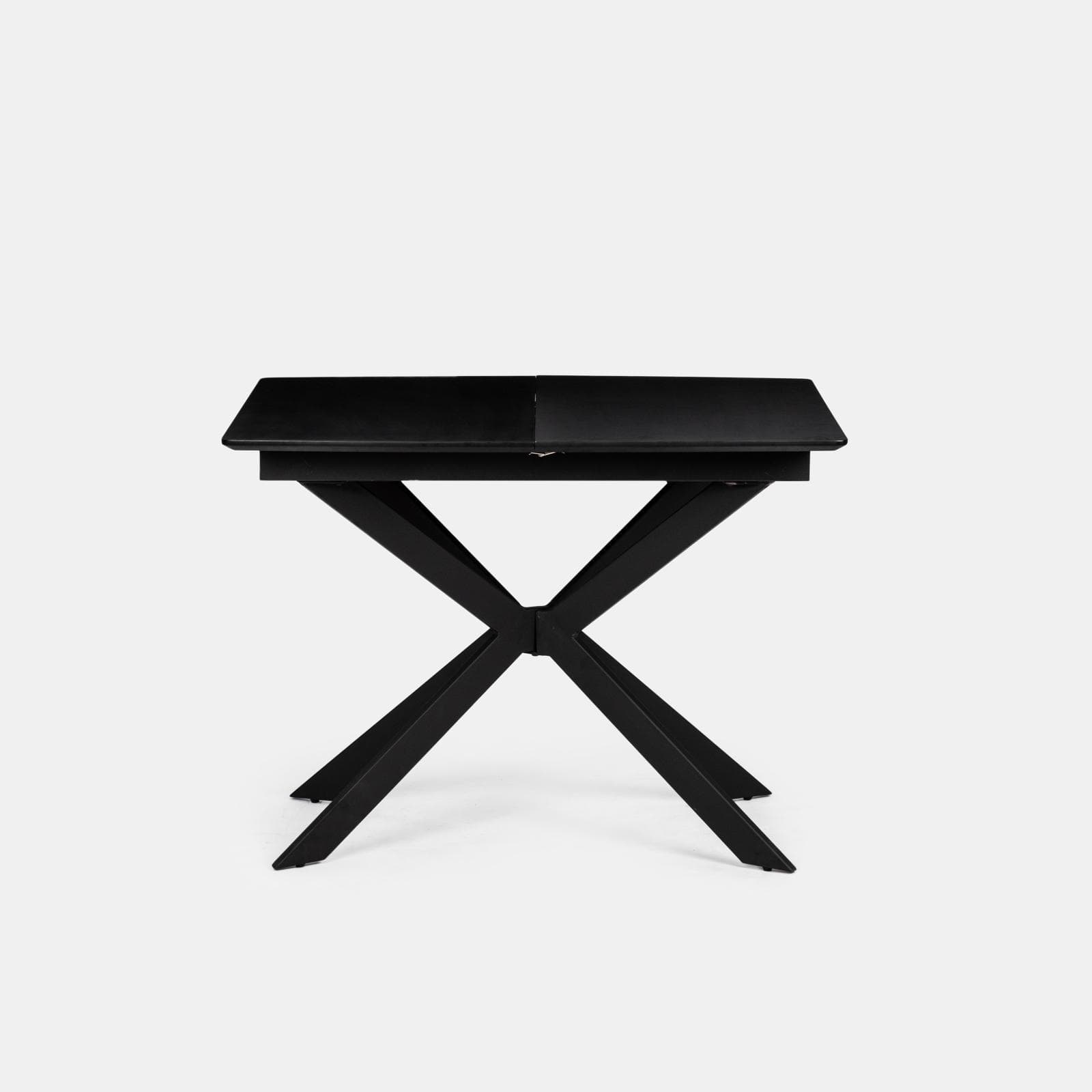 Tavolo da pranzo allungabile 100-140 x 80 in legno nero - Marten