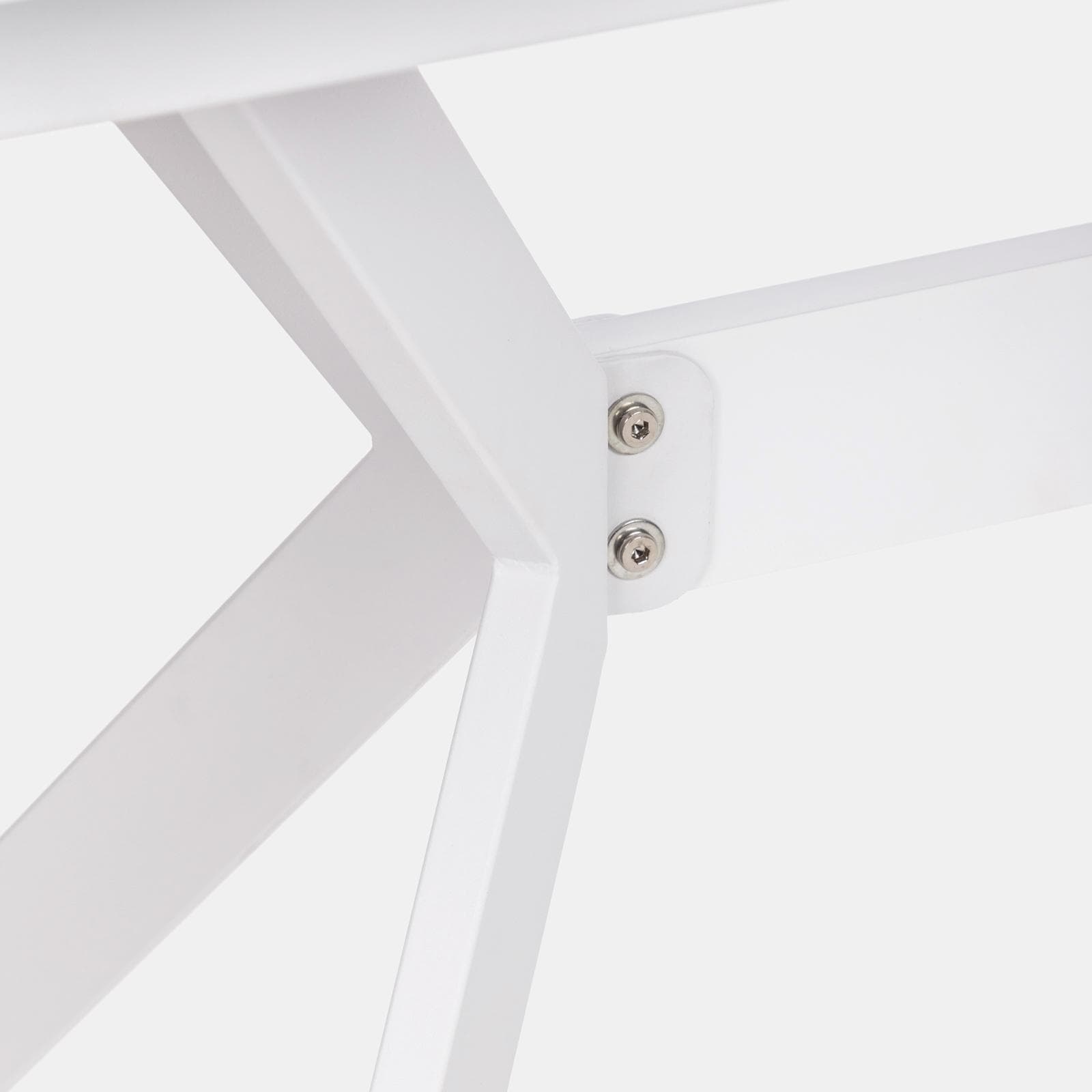 Tavolo da pranzo allungabile 120-160 x 80 cm in legno bianco - Nelson