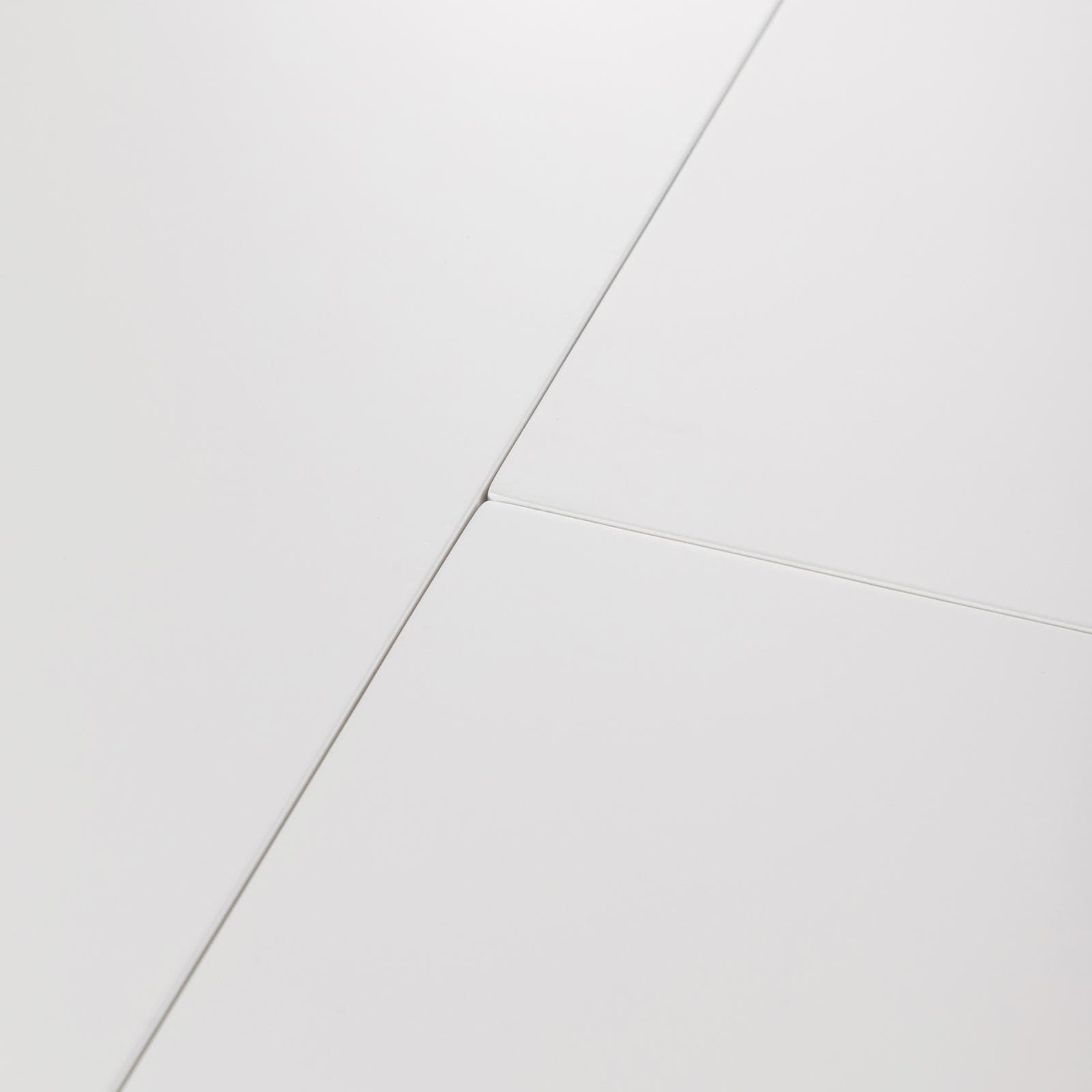Tavolo da pranzo allungabile 120-160 x 80 cm in legno bianco - Nelson