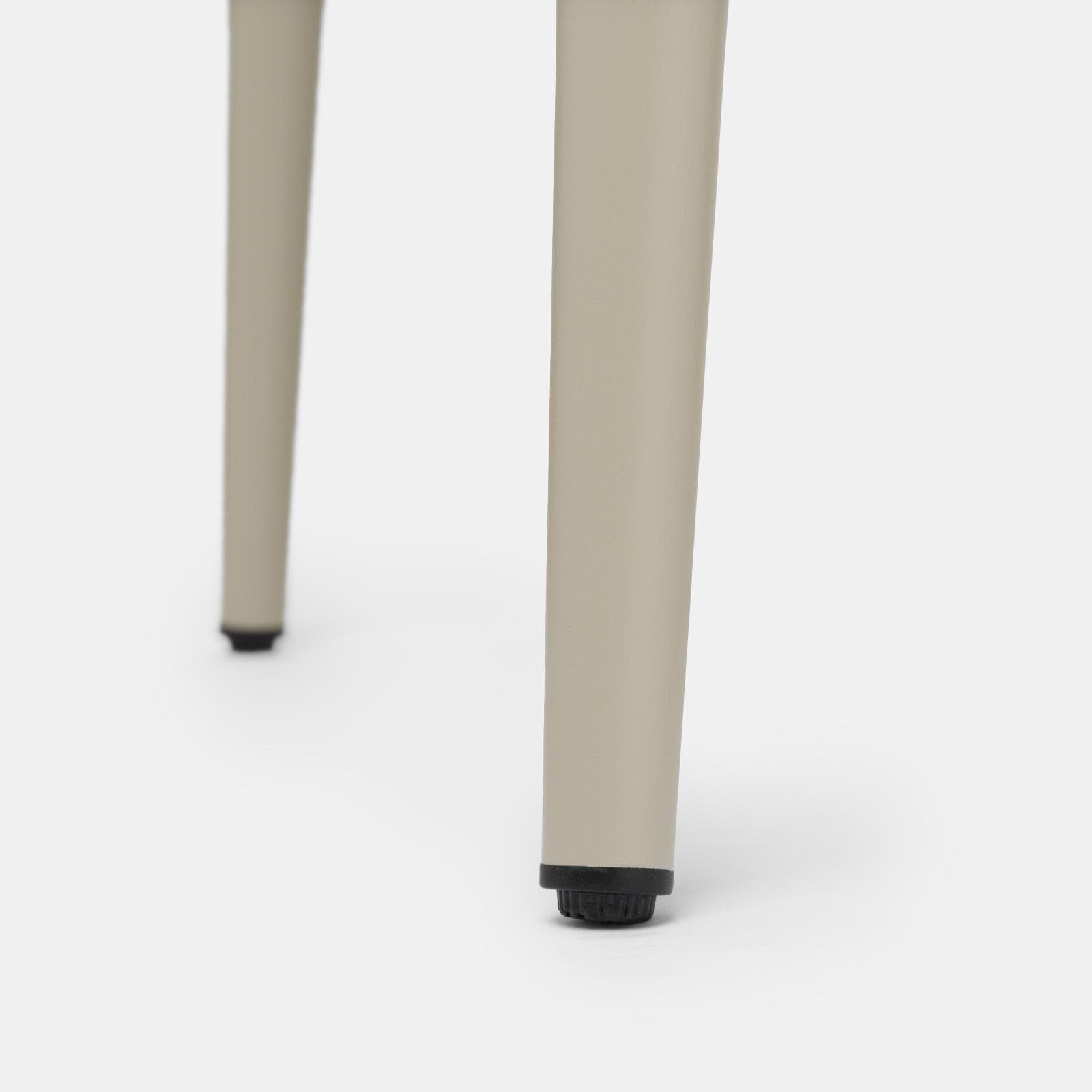 Tavolo 150x80 cm in acciaio beige - Levanto