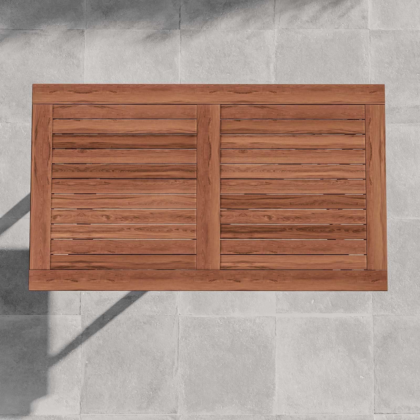 Tavolo da giardino 120x70 cm in legno teak - Louis