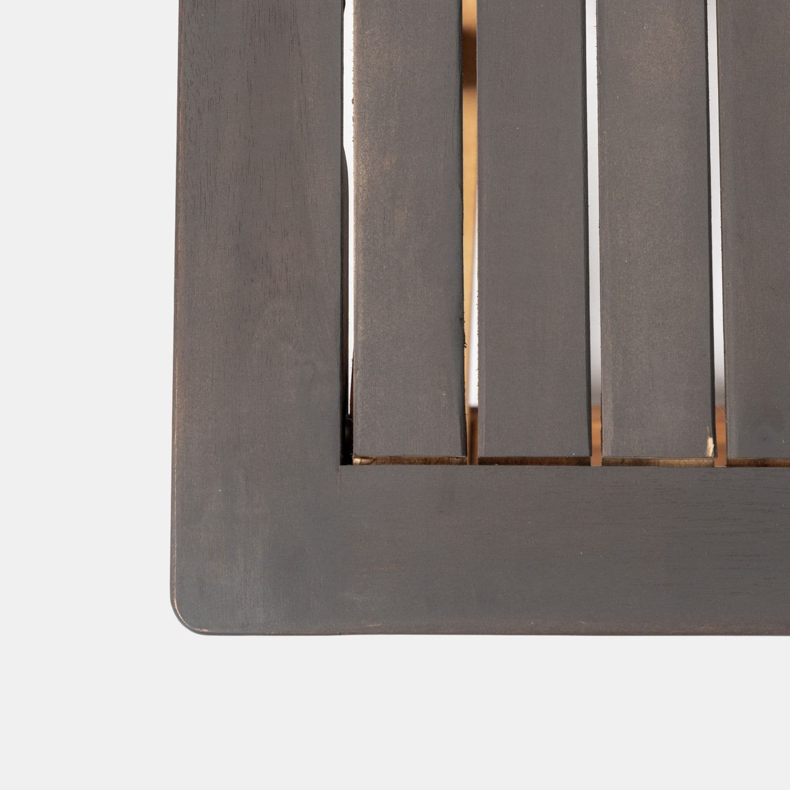 Tavolo da pranzo pieghevole in legno massello di acacia 118x70 cm - Nauru