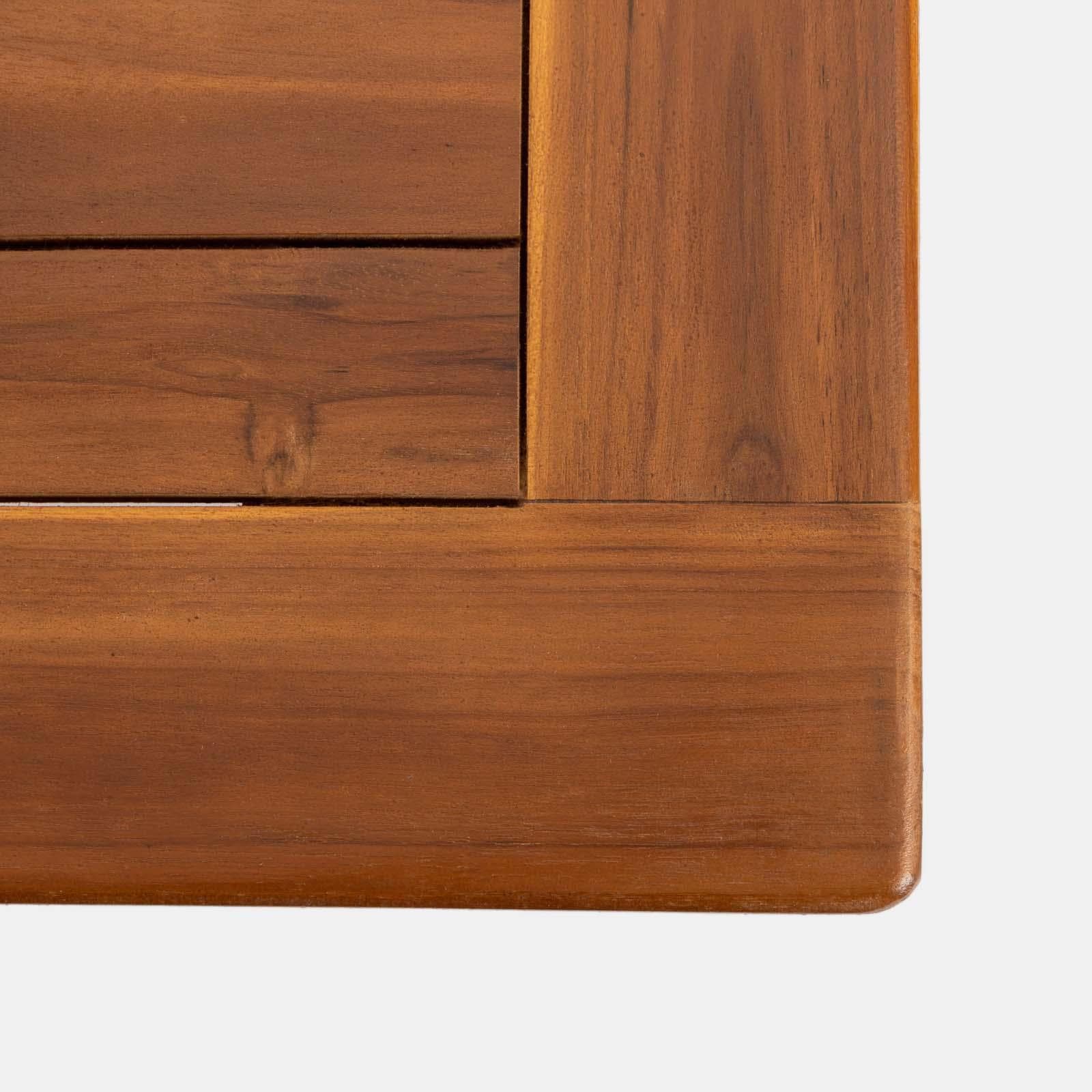 Tavolo da pranzo 80x80 cm in legno teak - Louis
