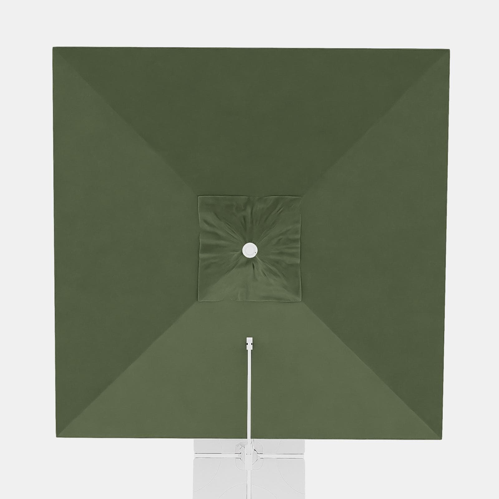 Telo di ricambio 3x3 m in tessuto olefin verde venere per ombrellone Saguaro