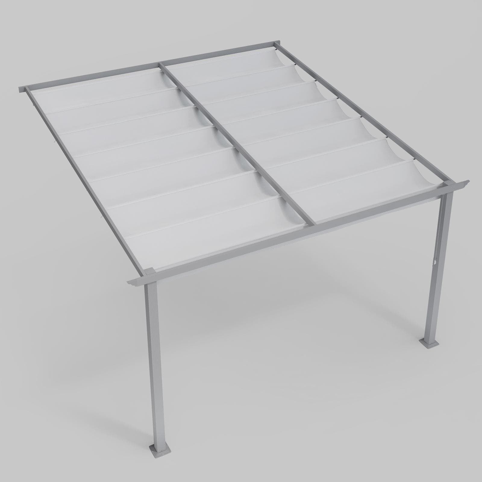 Telo di ricambio bianco per gazebo pergola Norris 4x4 m