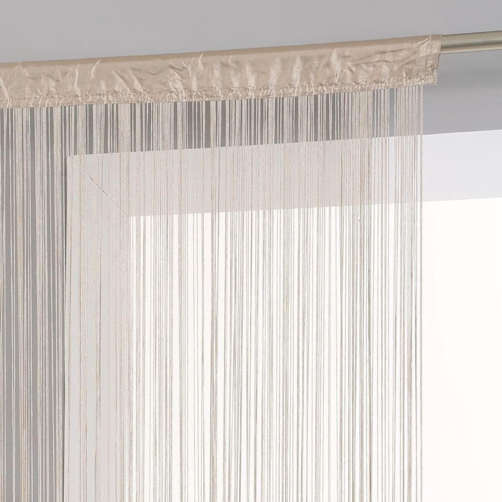 Tenda a fili 90x200h cm beige scuro - Tangerine