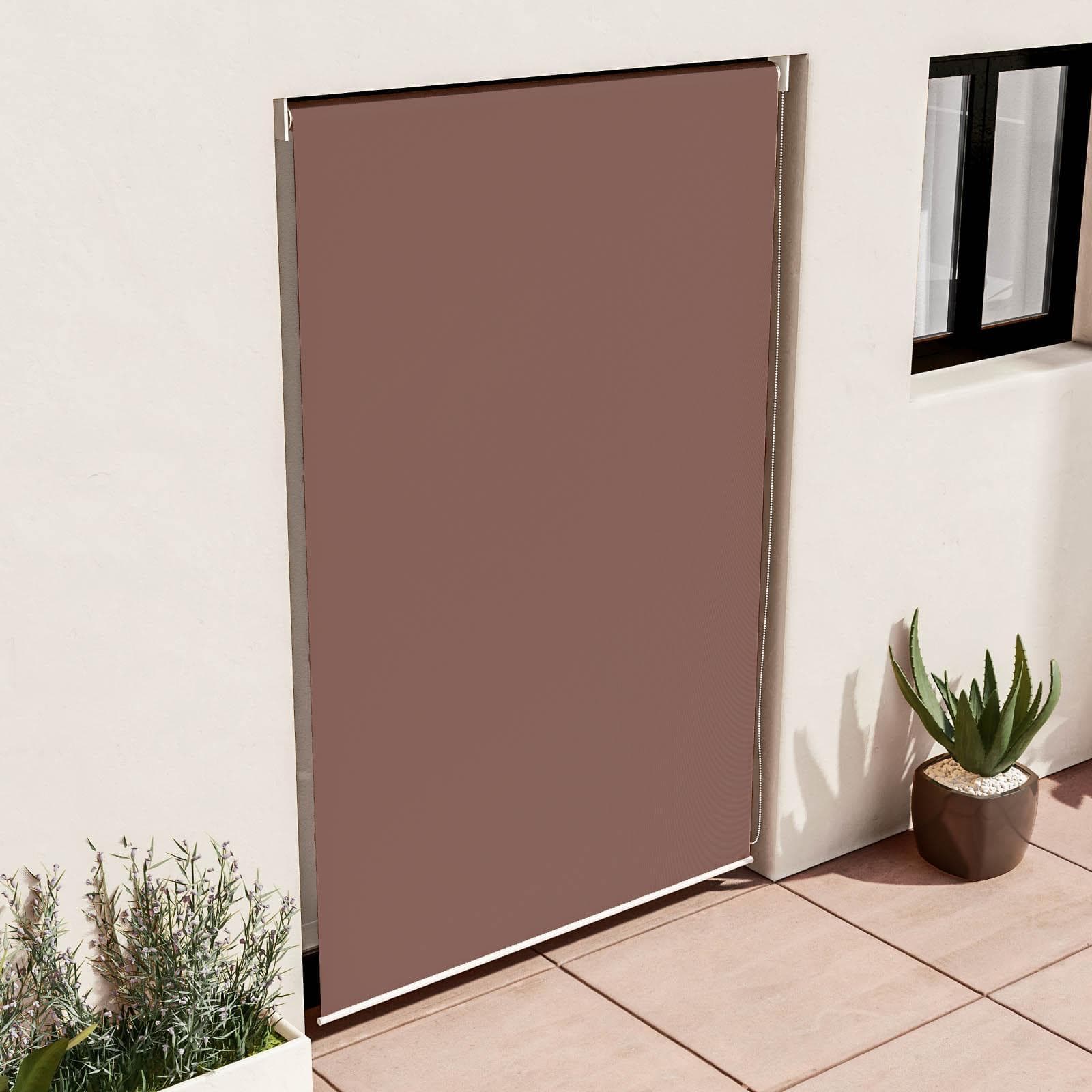 Tenda da sole a caduta verticale 150x250h cm marrone