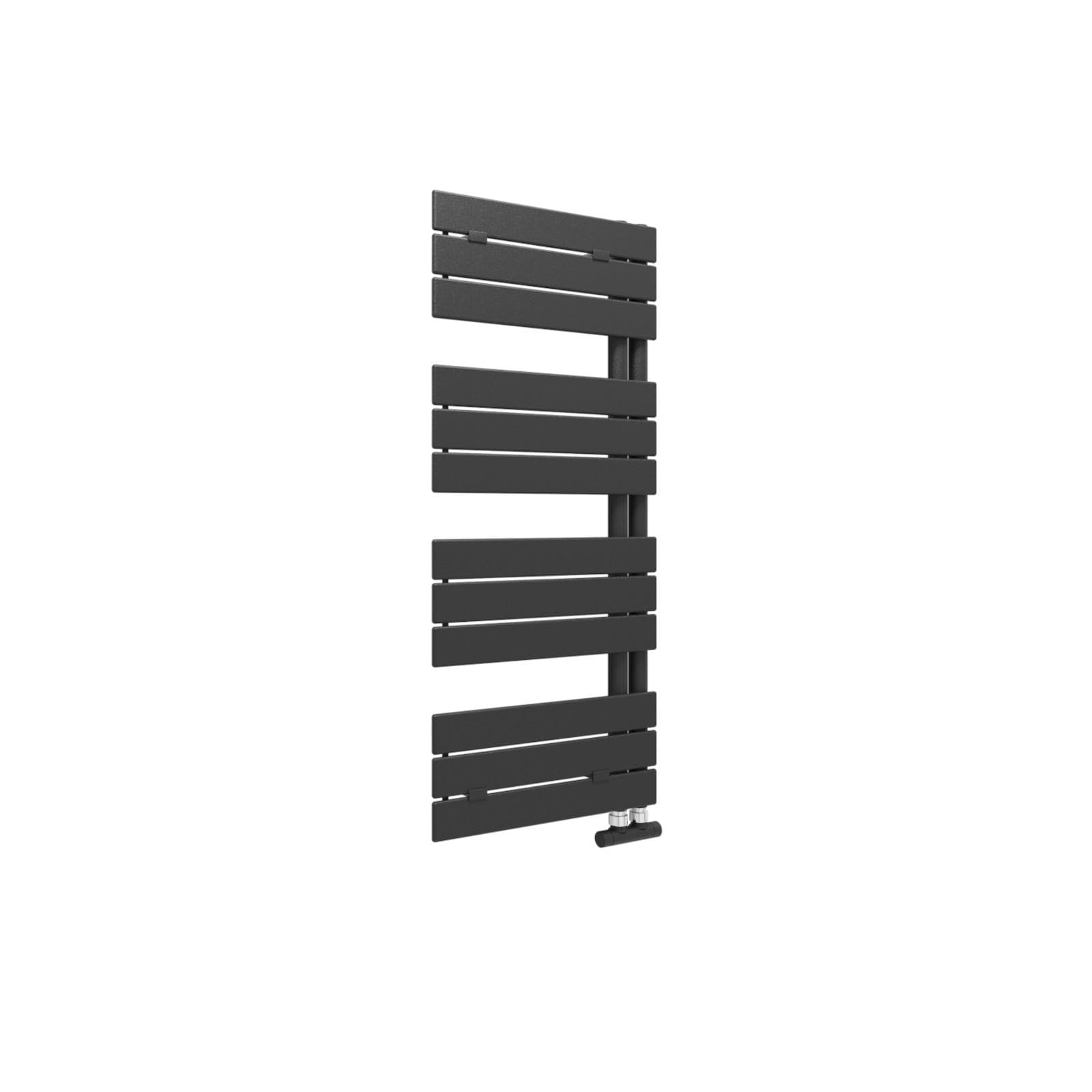 Termoarredo 1130X500 antracite in acciaio tubi piatti - Alba di Lazzarini
