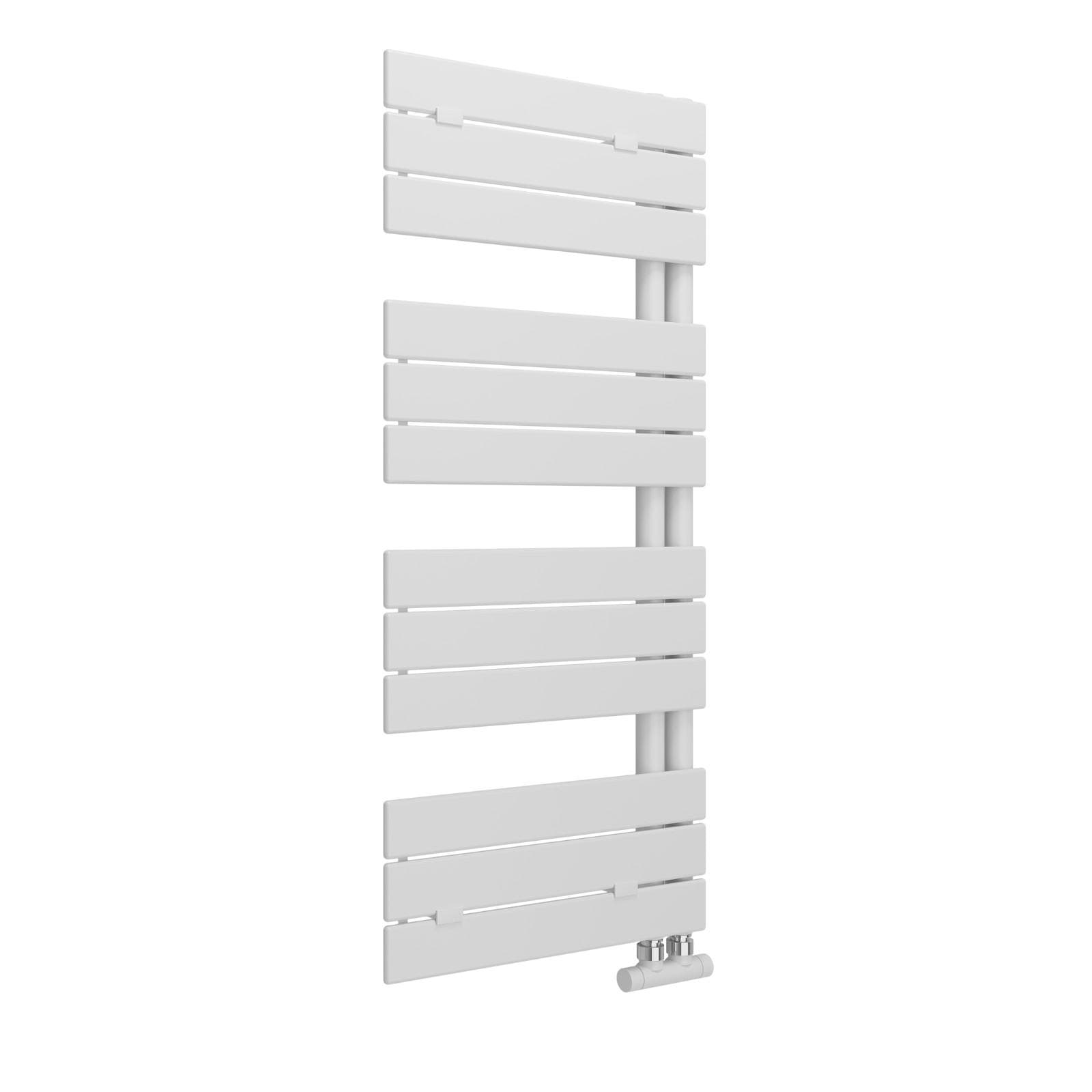 Termoarredo 1130X500 bianco in acciaio tubi piatti - Alba di Lazzarini