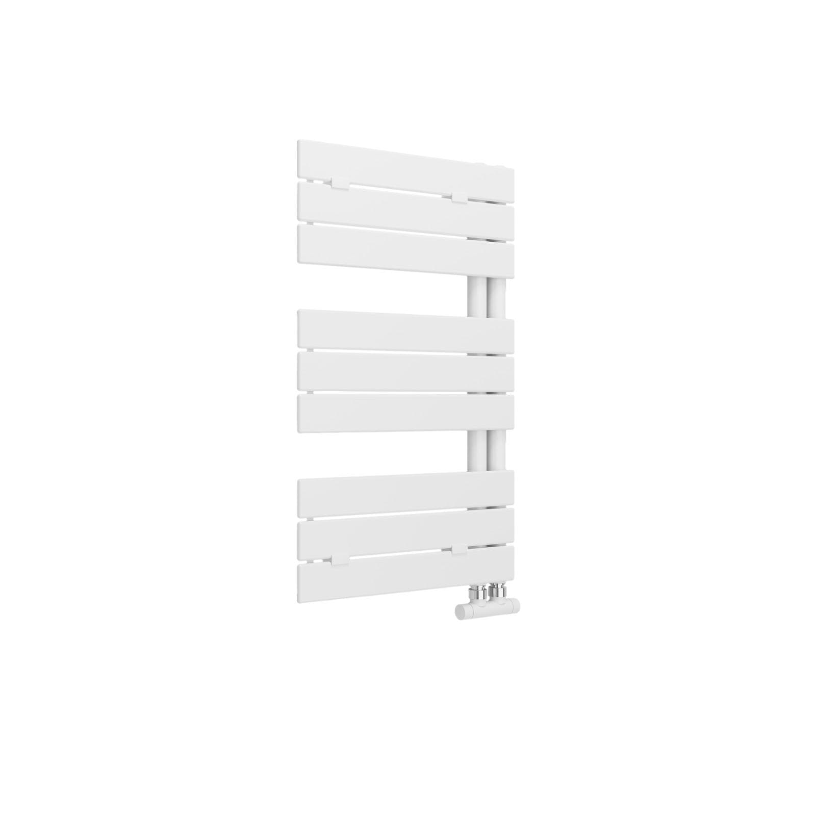 Termoarredo 830X500 bianco in acciaio tubi piatti - Alba di Lazzarini