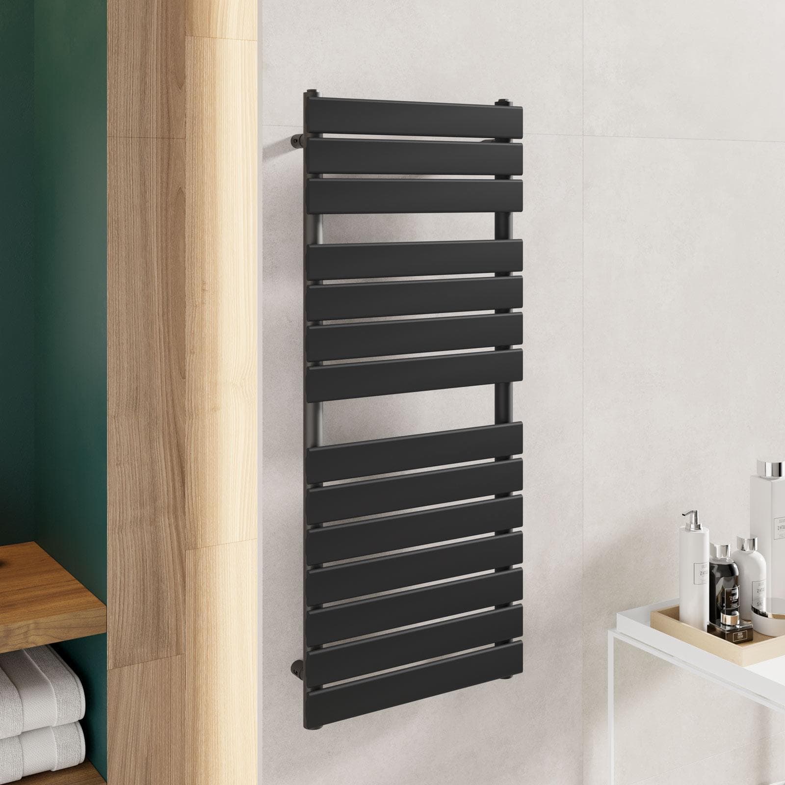 Termoarredo a tubo piatto 1200x500 mm antracite - Melfi