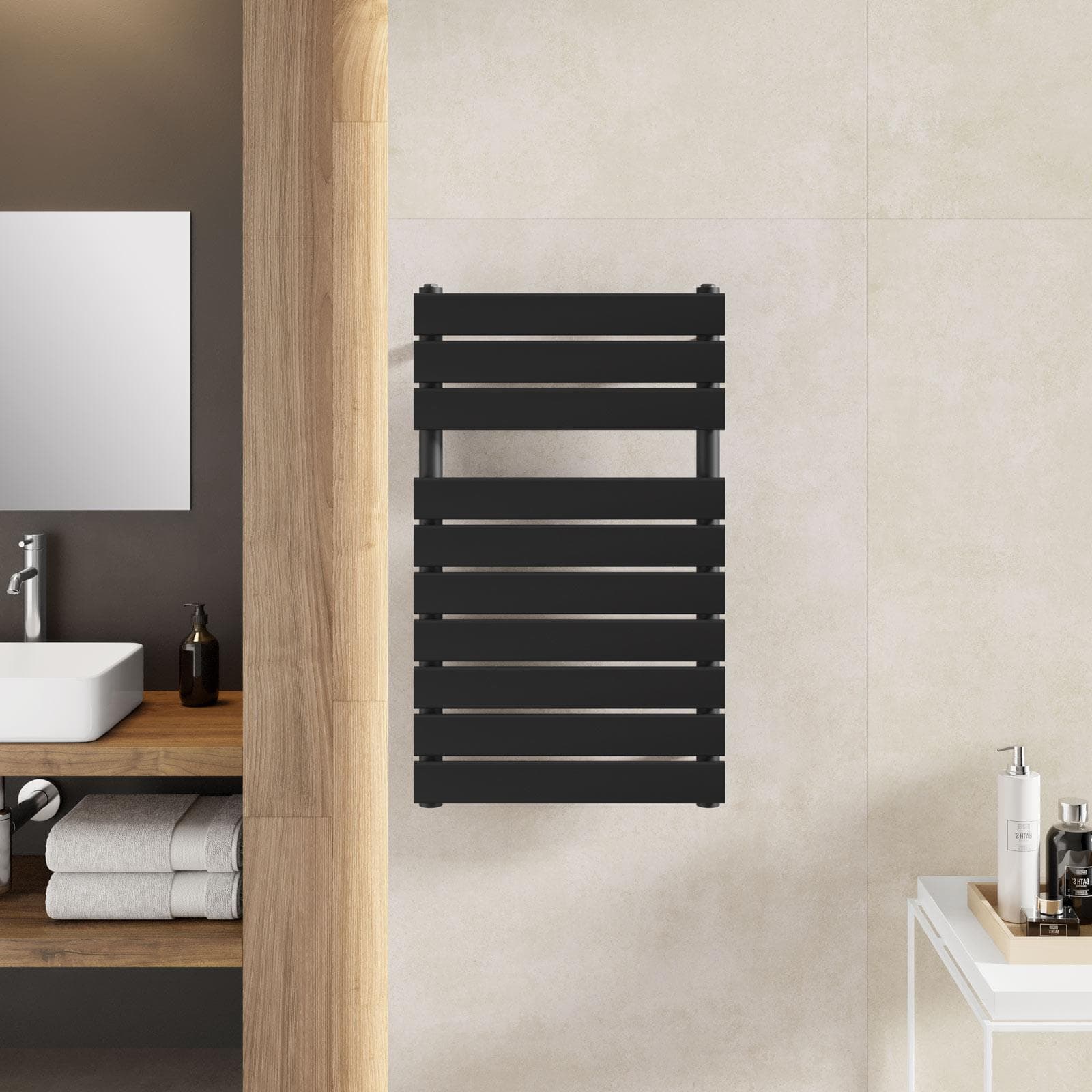 Termoarredo a tubo piatto 840x500 antracite - Melfi