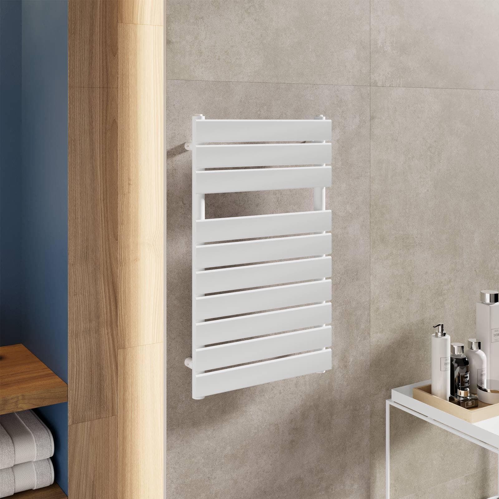 Termoarredo a tubo piatto 840x500 mm bianco - Melfi