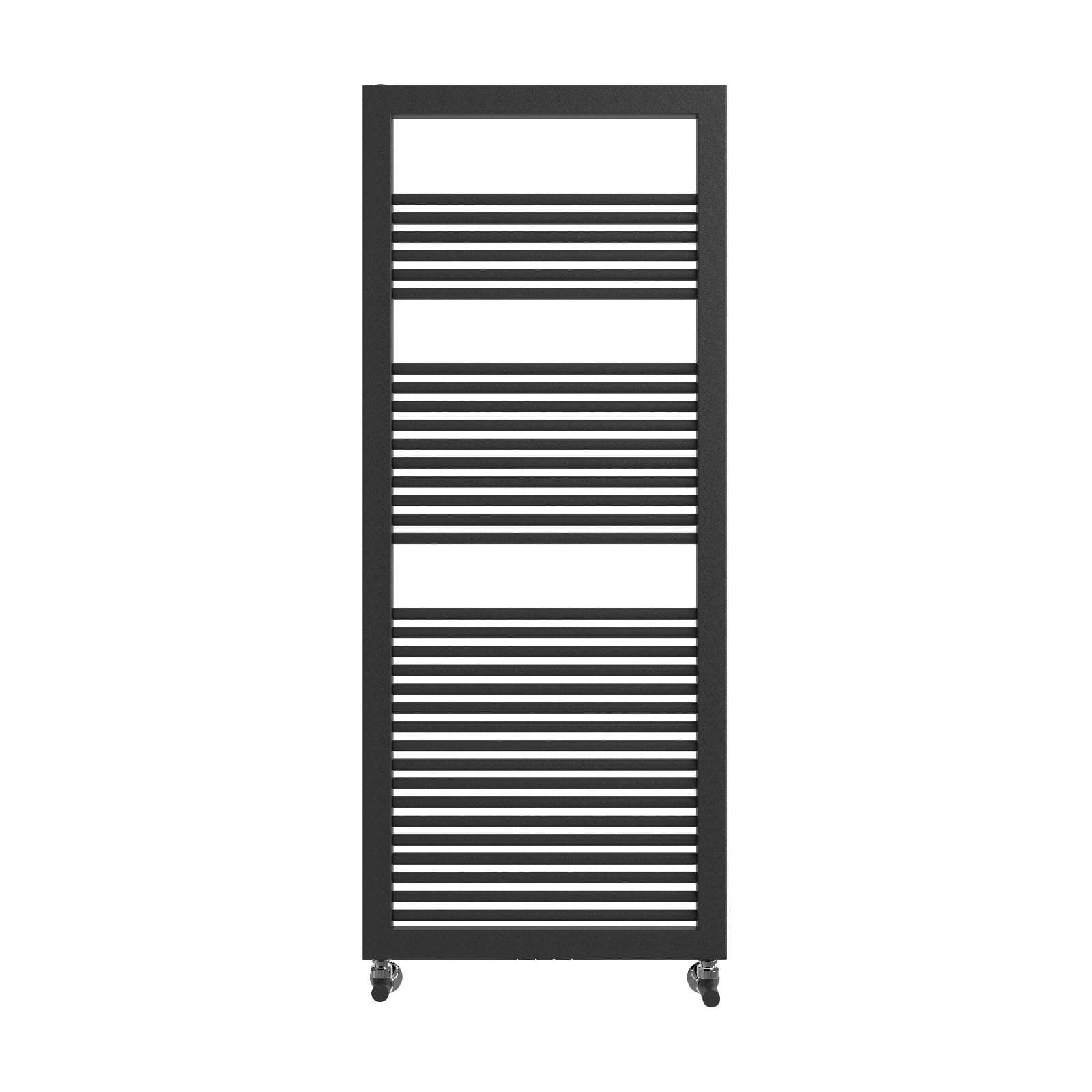 Termoarredo Amalfi Lazzarini 500x1200h mm in acciaio al carbonio antracite