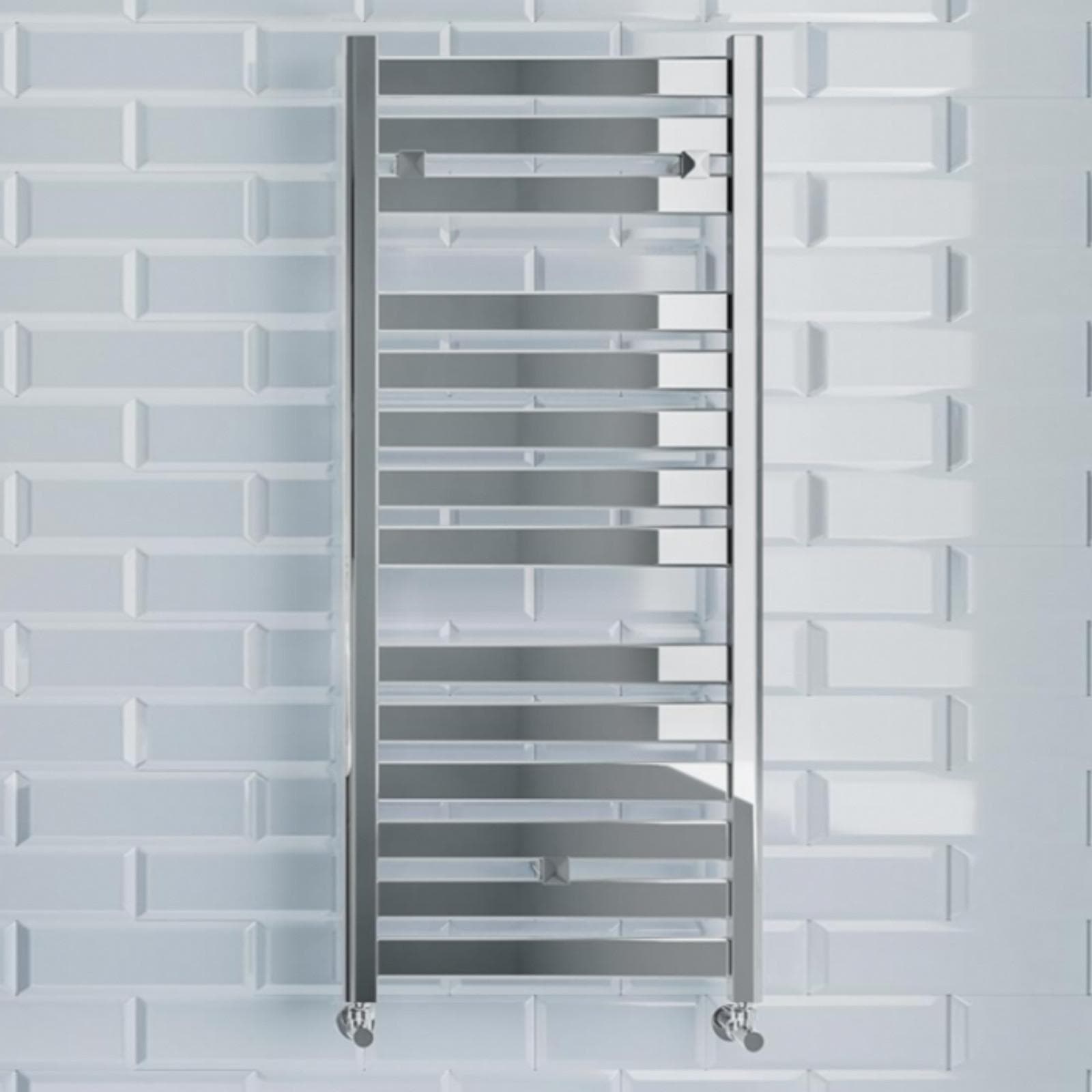 Termoarredo cromo tubo piatto 1150X500 - Capri di Lazzarini