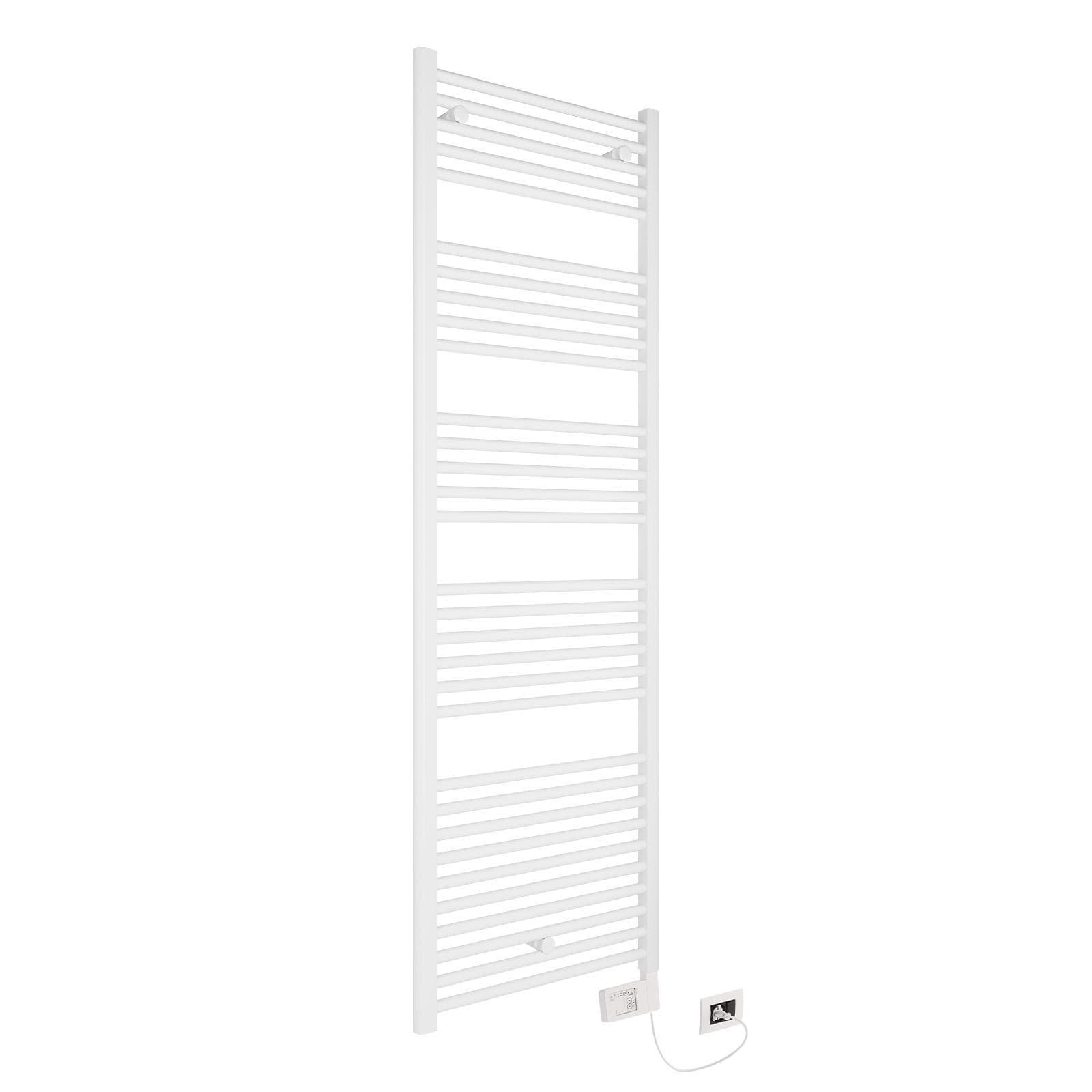 Termoarredo elettrico 1800x600 mm potenza 1000W termostato bianco - E-Bormio di Lazzarini