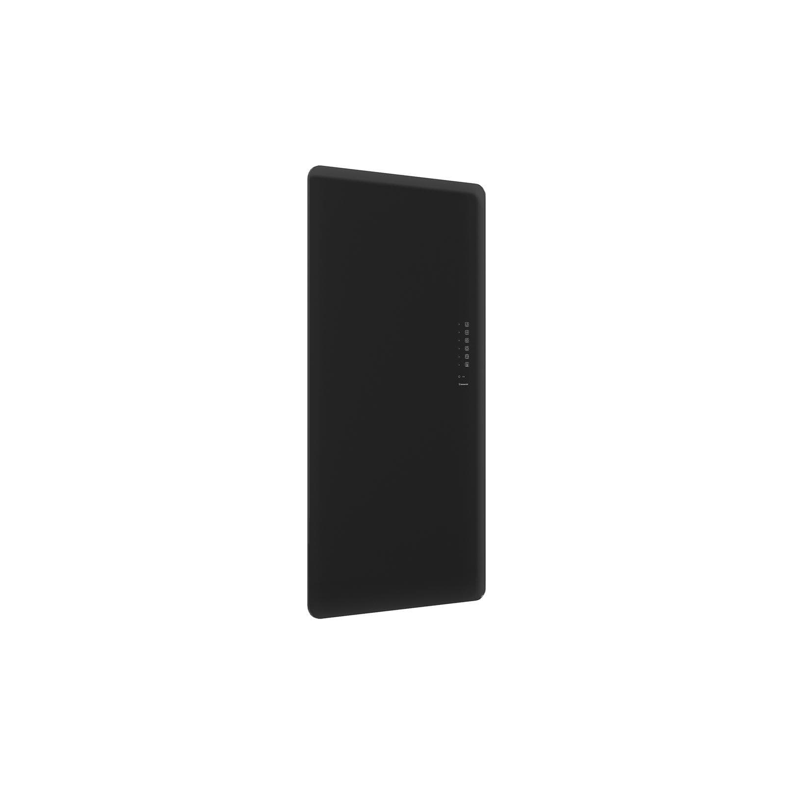 Termoarredo 1000x500 mm vetro temperato nero e modalità risparmio energetico - E-Mirror di Lazzarini