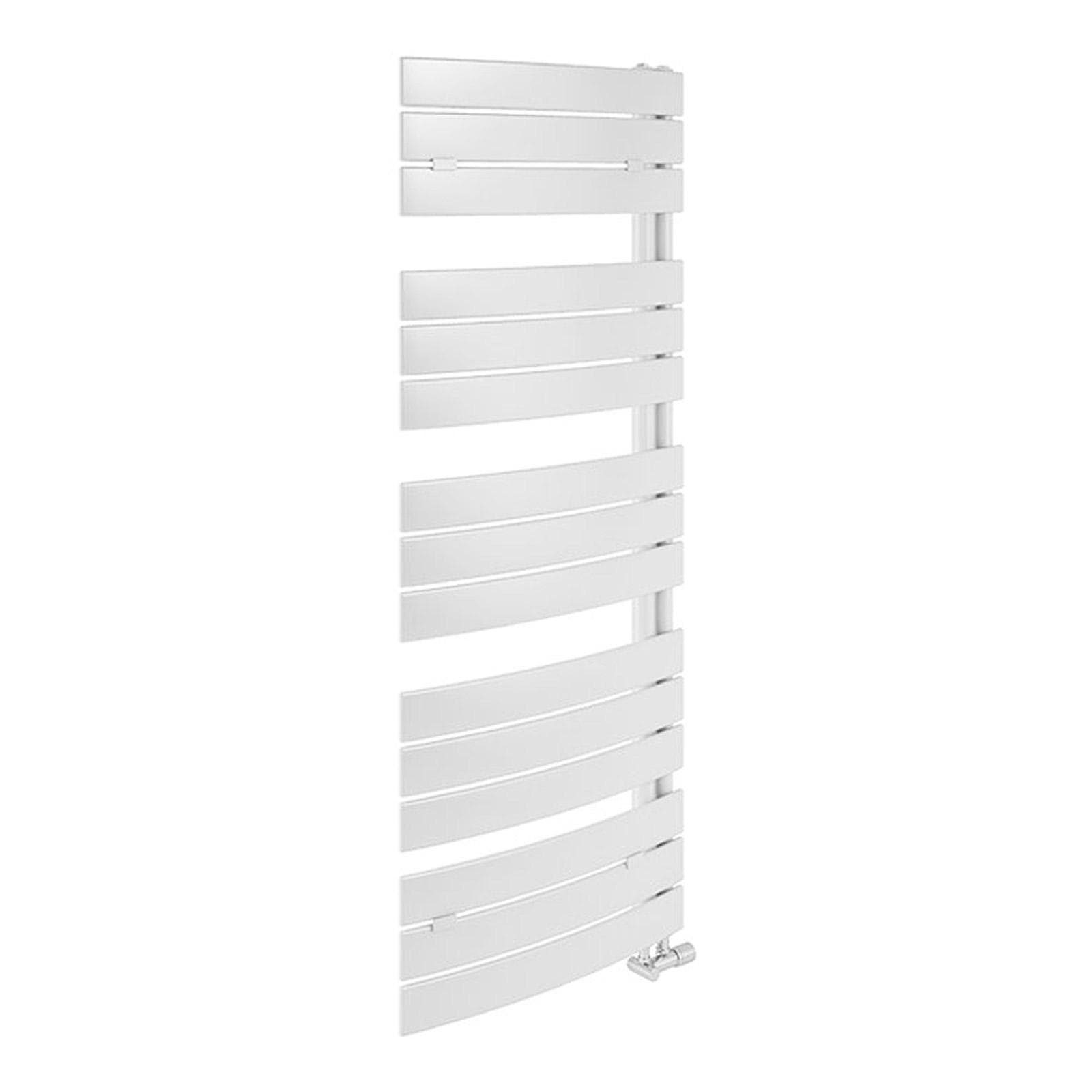 Termoarredo 1380x550 mm bianco tubi curvi - Pieve di Lazzarini