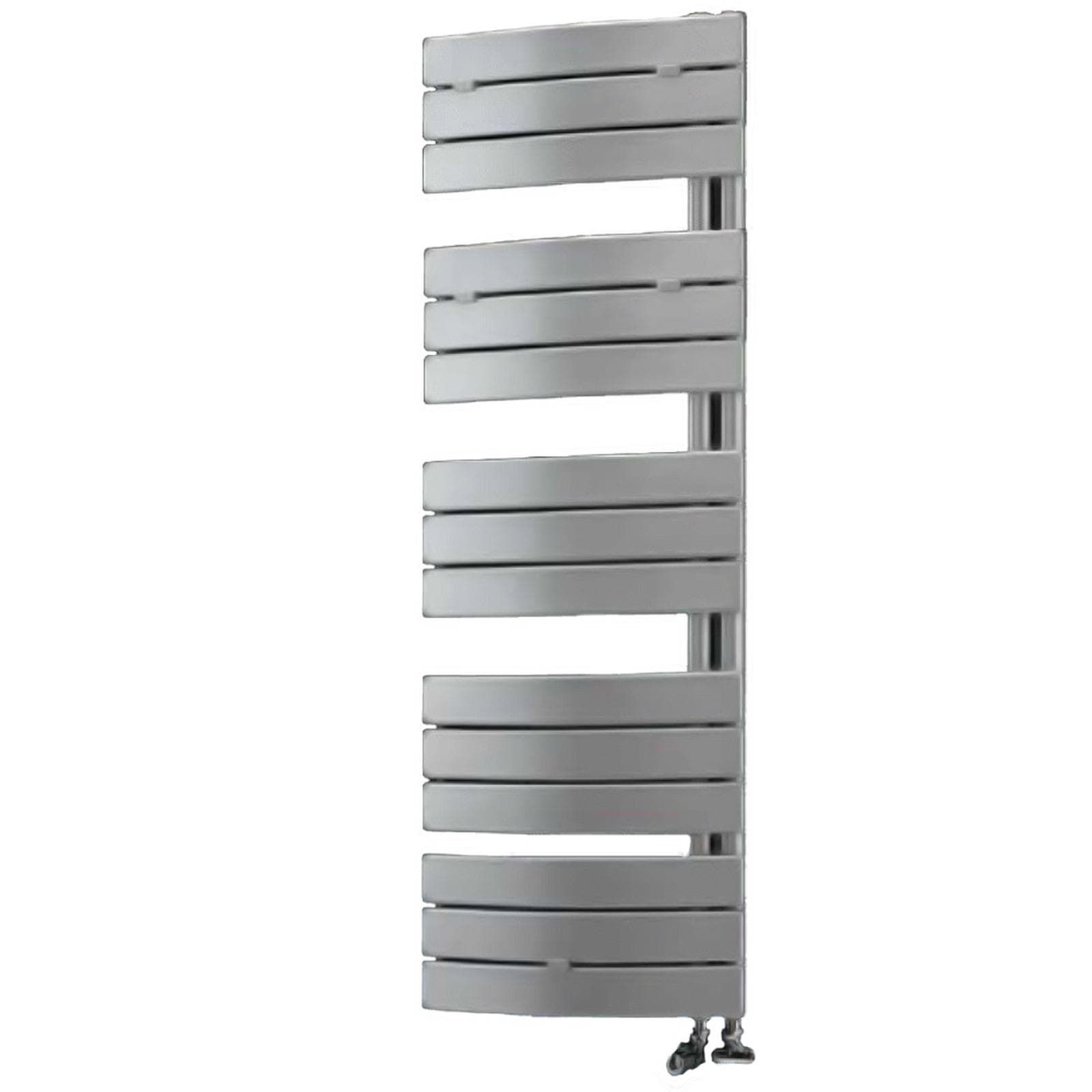Termoarredo 1380x550 mm cromo tubi curvi - Pieve di Lazzarini