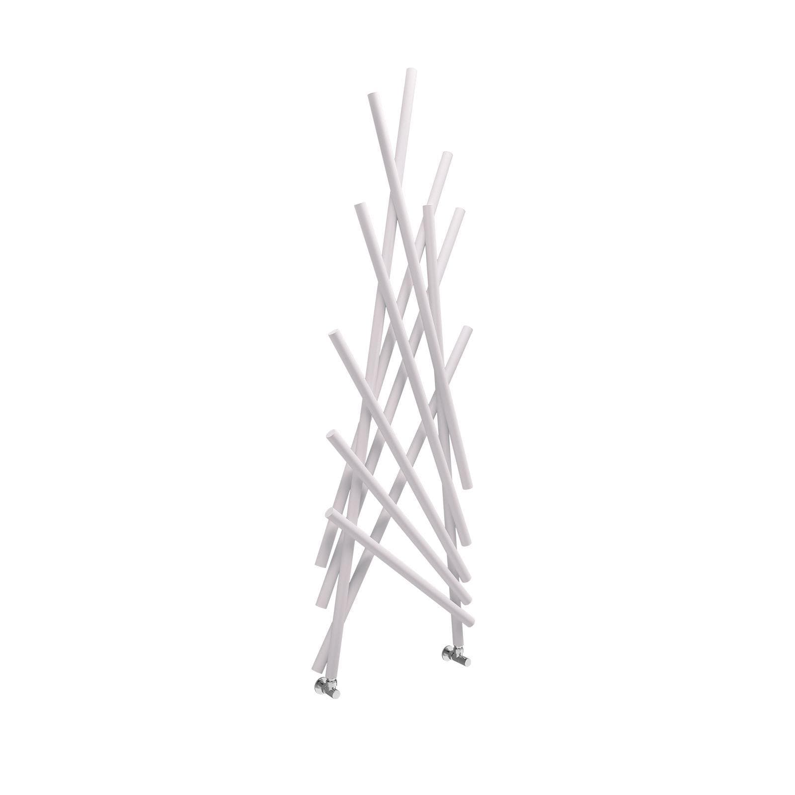 Termoarredo 1731x568 mm in acciaio color mineral white - Shanghai di Lazzarini