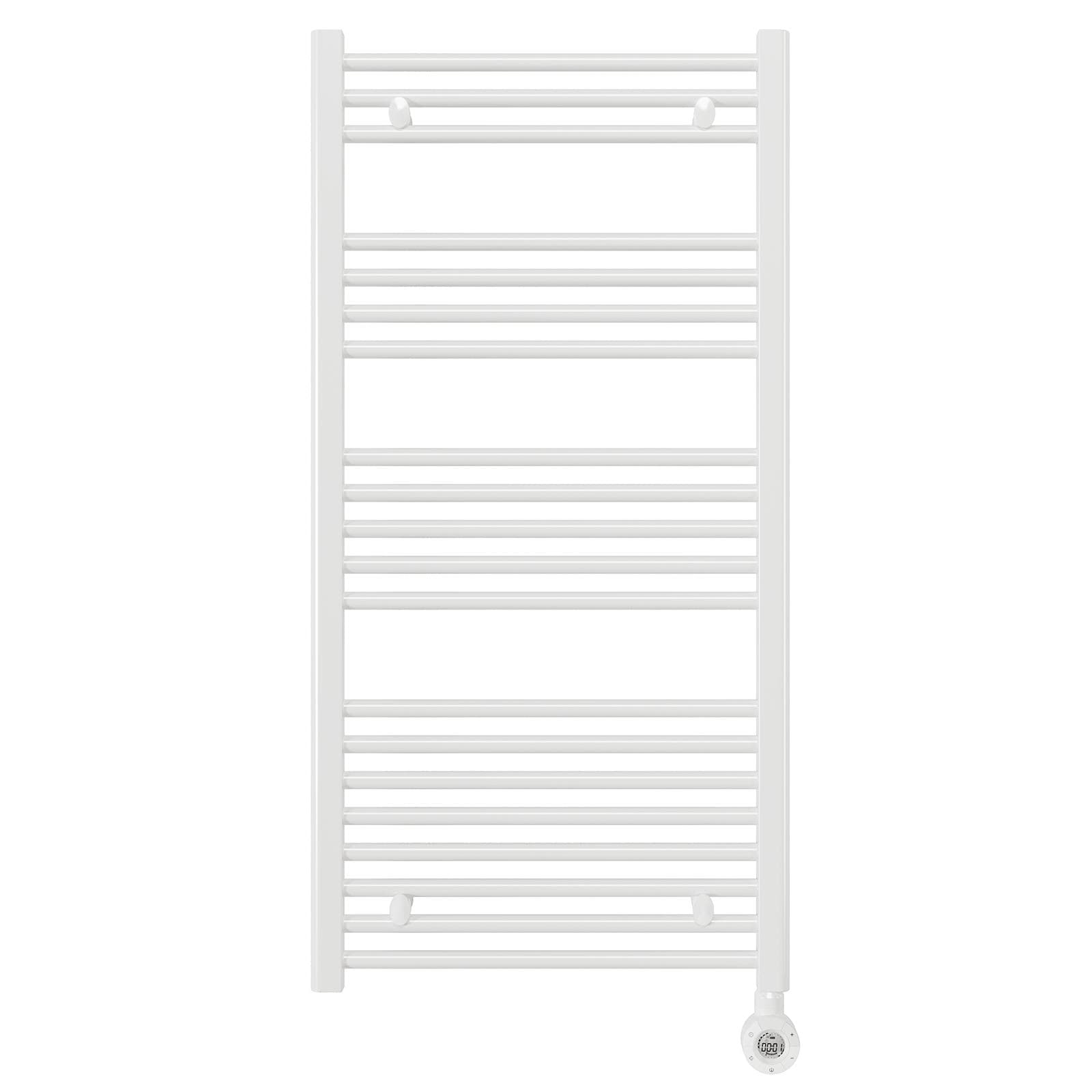 Termoarredo elettrico 1200x600 mm potenza 600W termostato digitale risparmio energetico bianco - E-Bolzano di Lazzarini