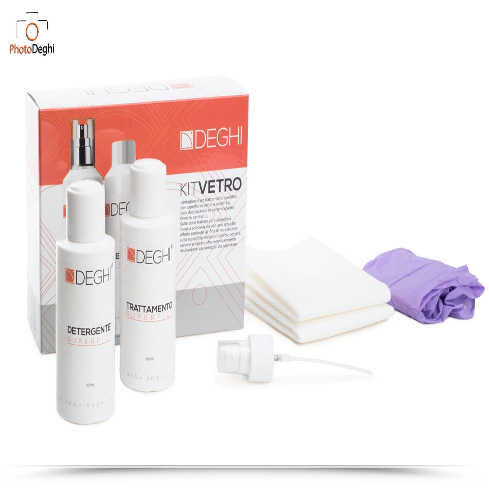 Trattamento anticalcare e ripristino in kit per box doccia