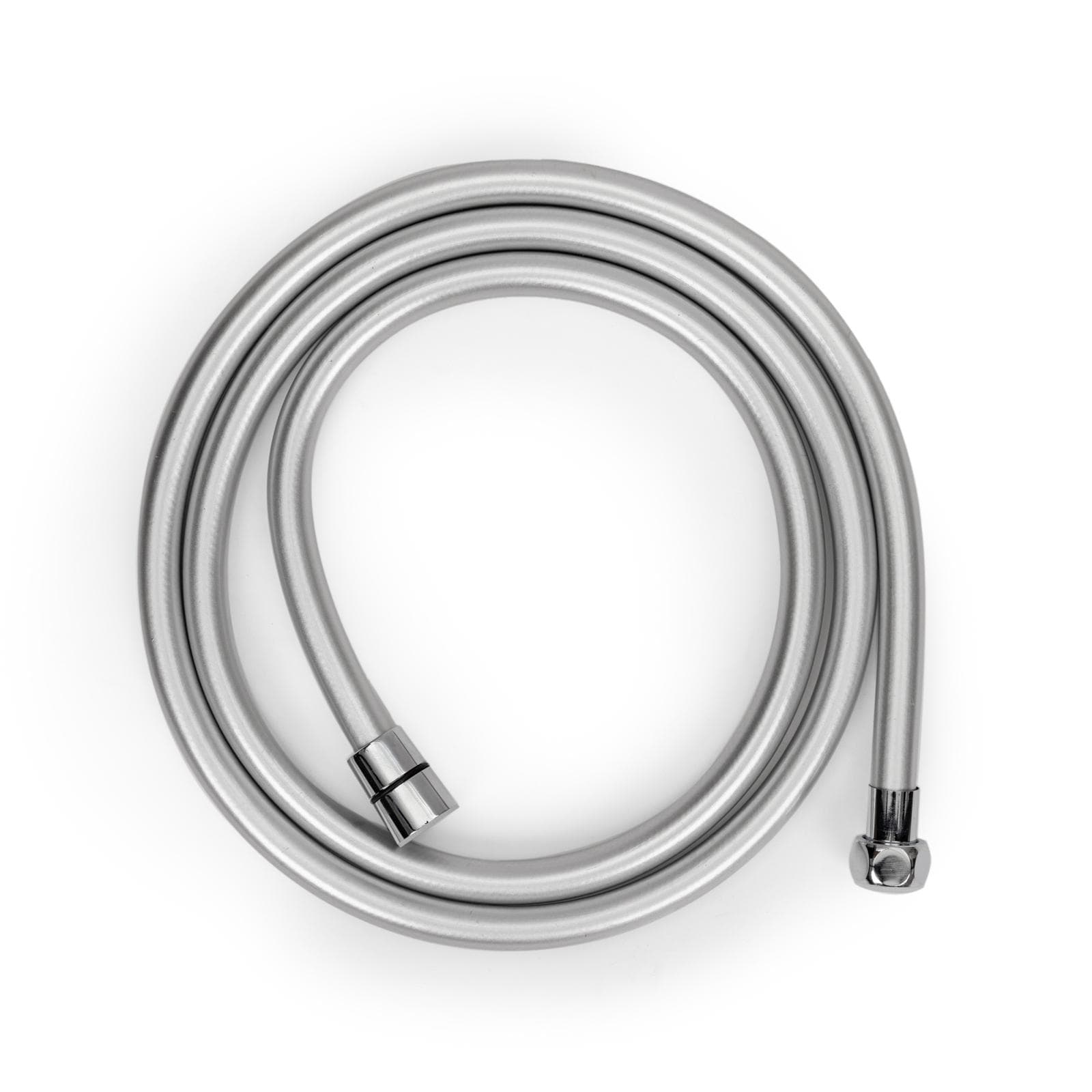 Flessibile liscio 180 cm per doccia o vasca argento - Poliflex