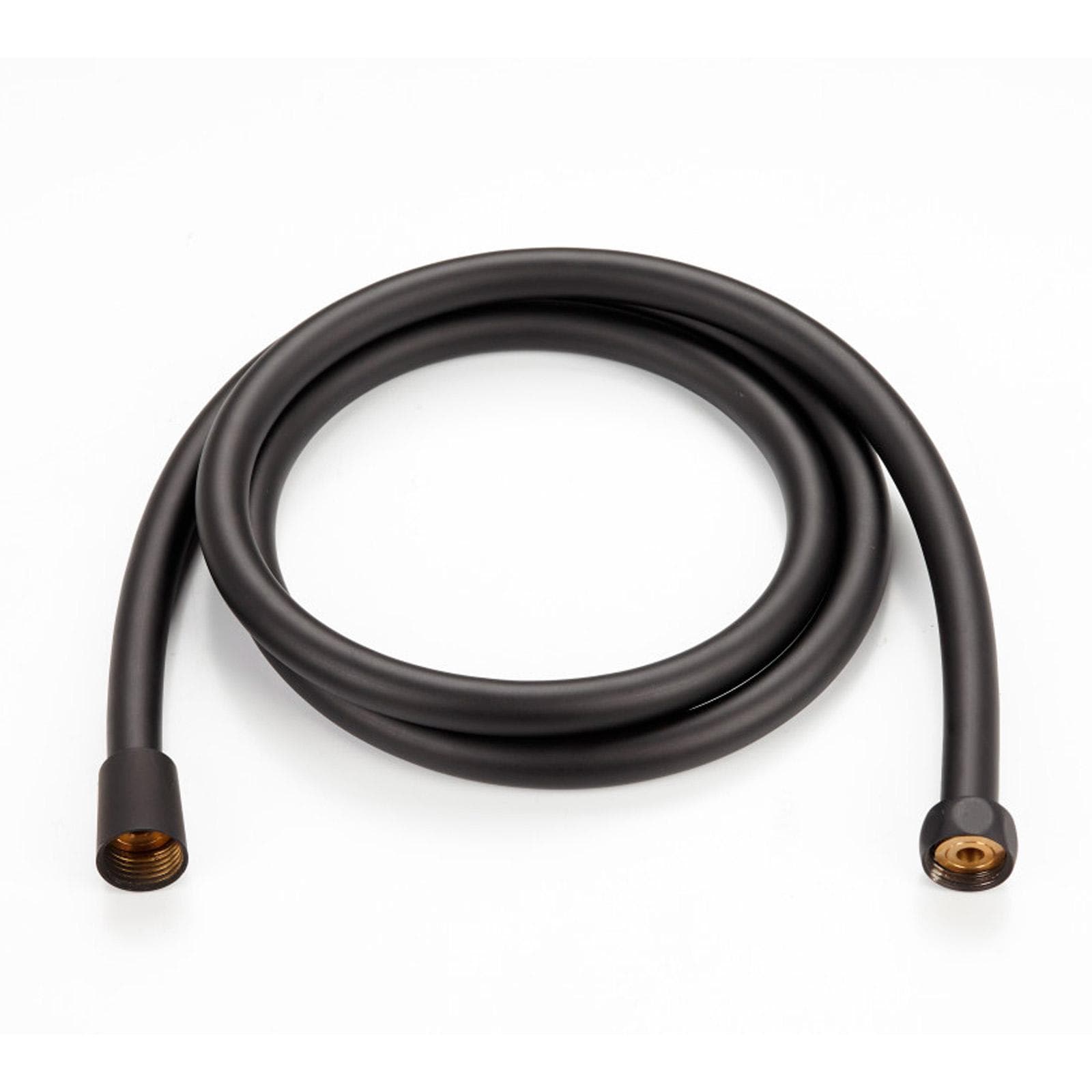 Flessibile liscio 200 cm per doccia o vasca nero opaco - Carboflex
