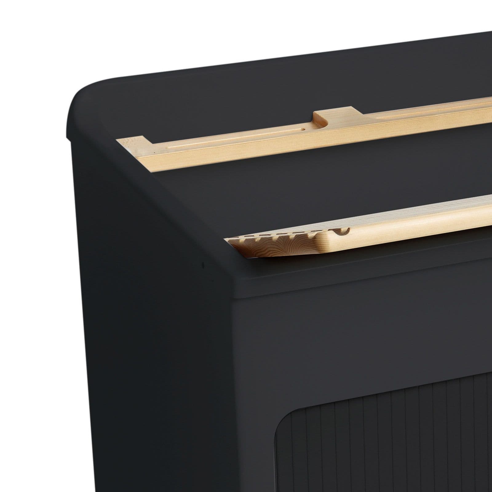 Vasca e mobile lavanderia Lavacril di Colavene nero 75x50x87h cm con serranda