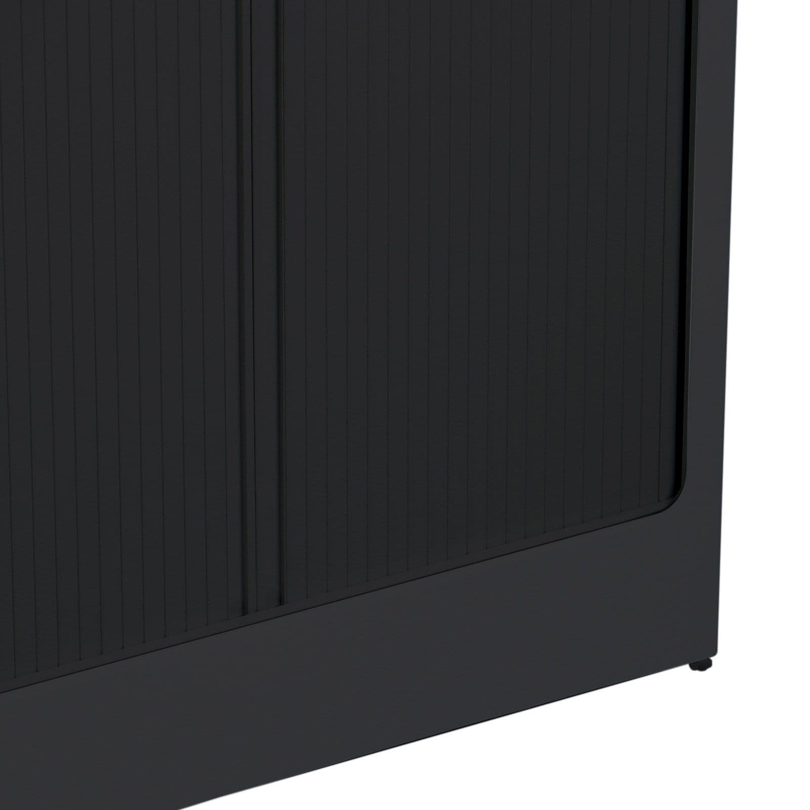 Vasca e mobile lavanderia Lavacril di Colavene nero 75x50x87h cm con serranda