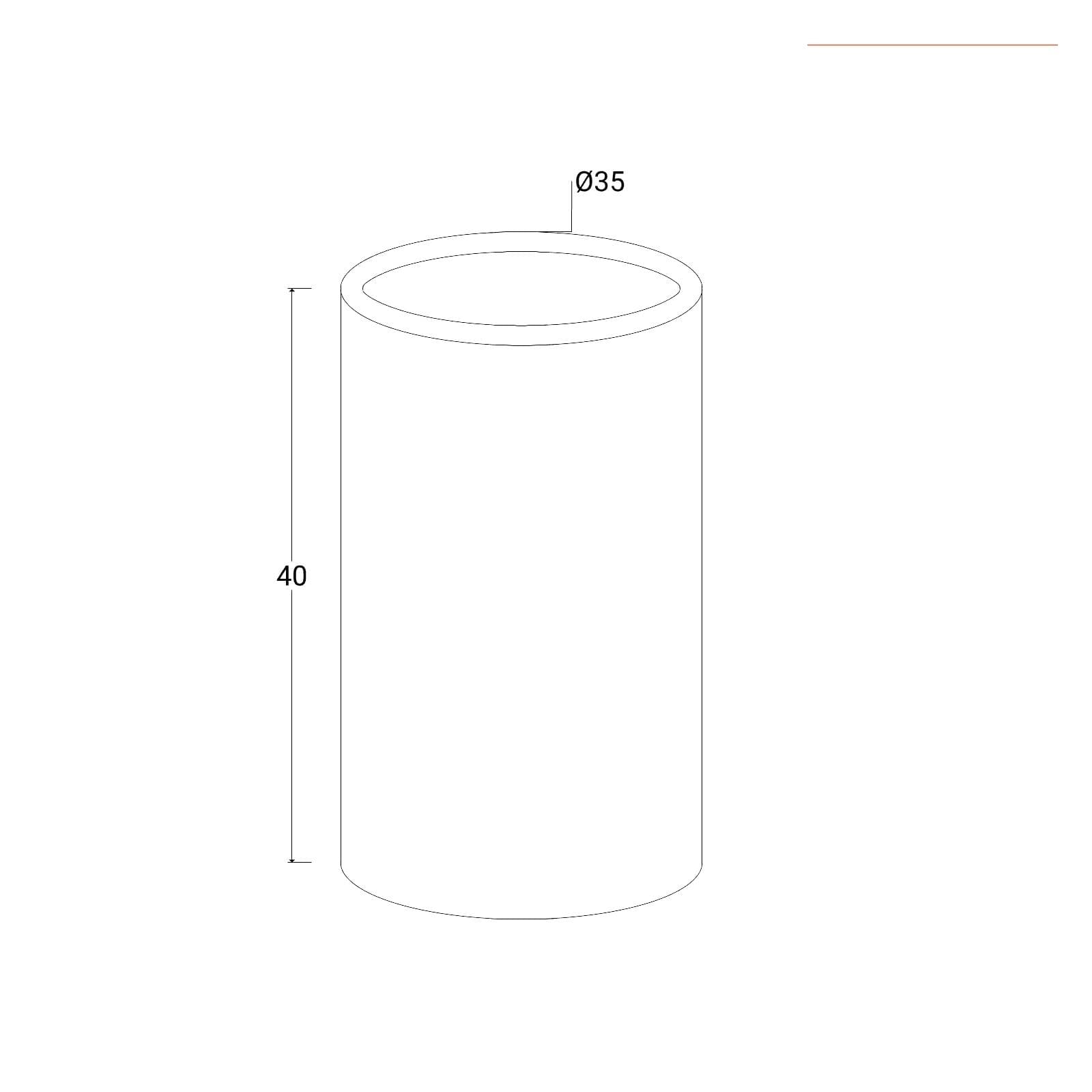 Vaso da esterno 40 h cm tutta capienza in polietilene bianco - Contesly