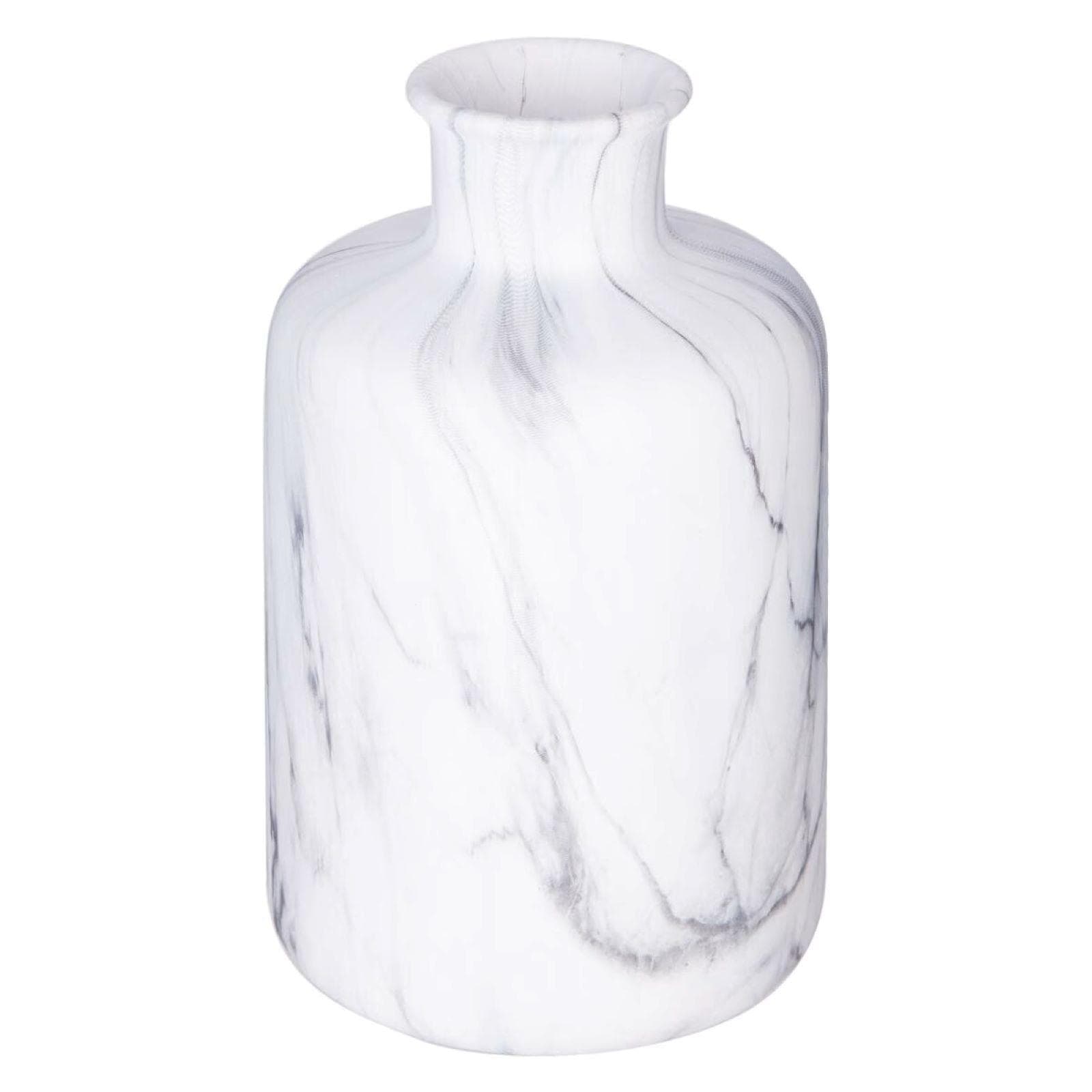 Vaso da interno 18h cm in ceramica effetto marmo