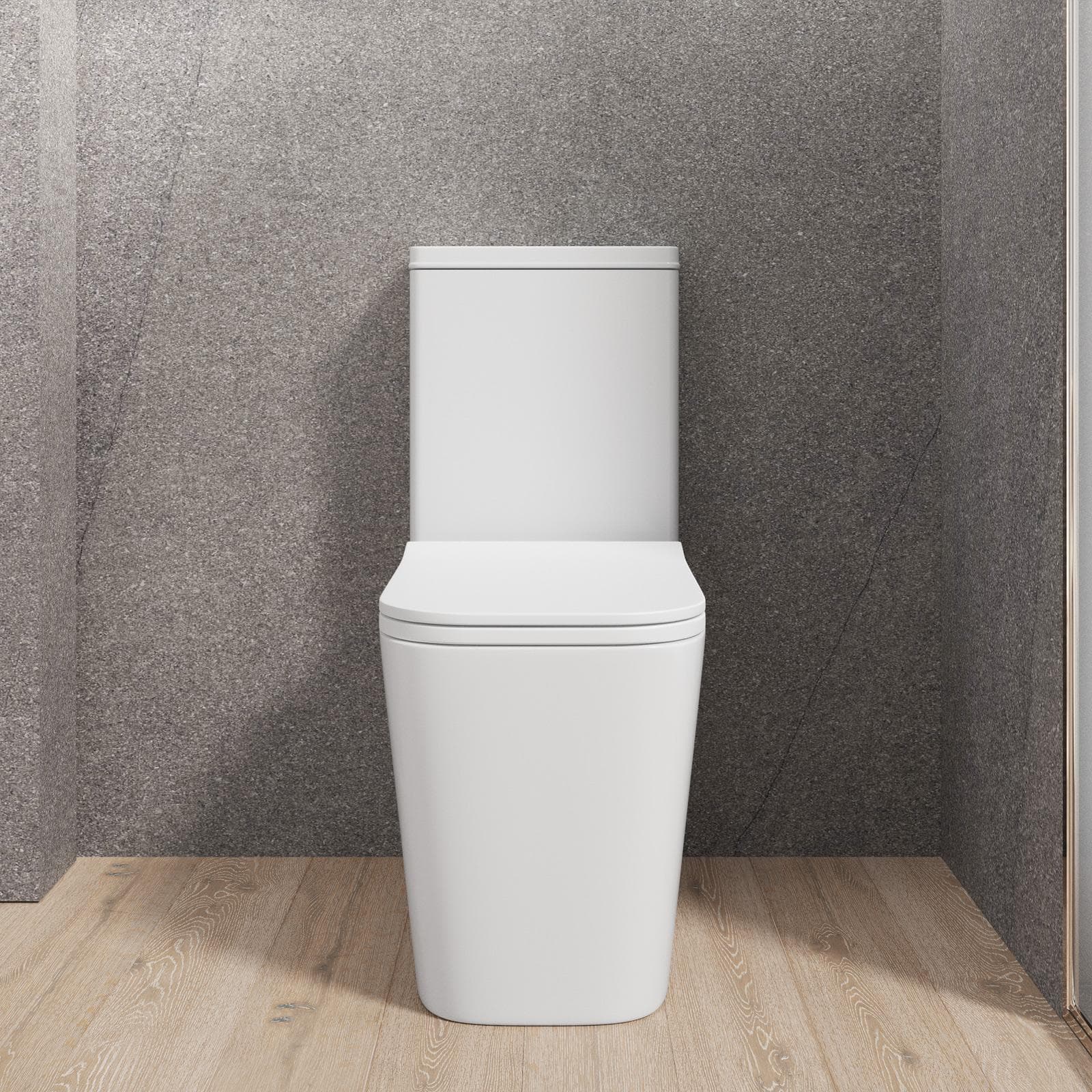 Vaso filomuro monoblocco con copriwc - Teo