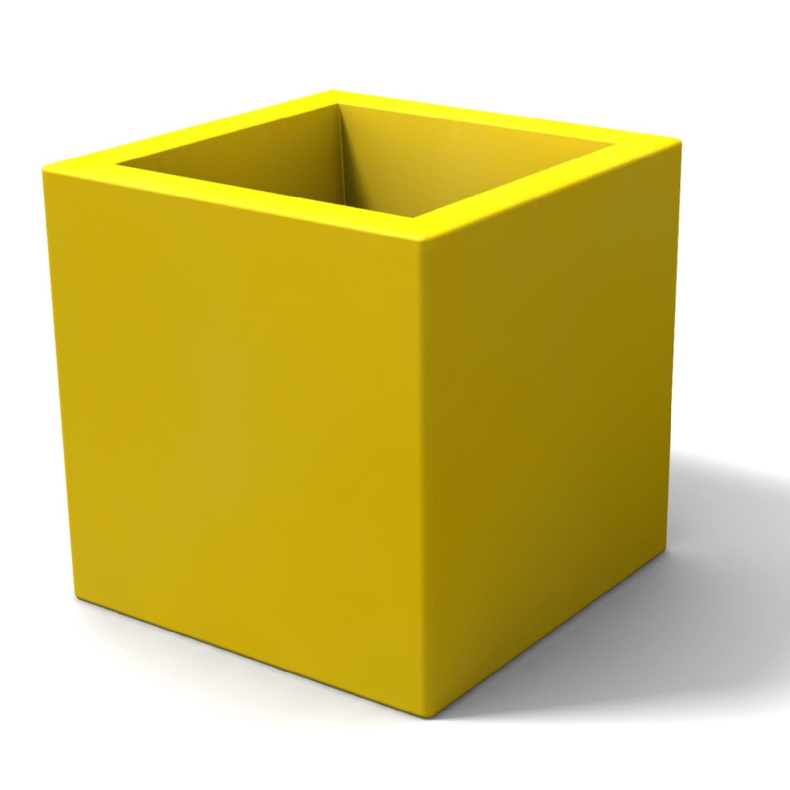 Vaso da esterno 15 h tutta capienza cm in polietilene giallo - Constance