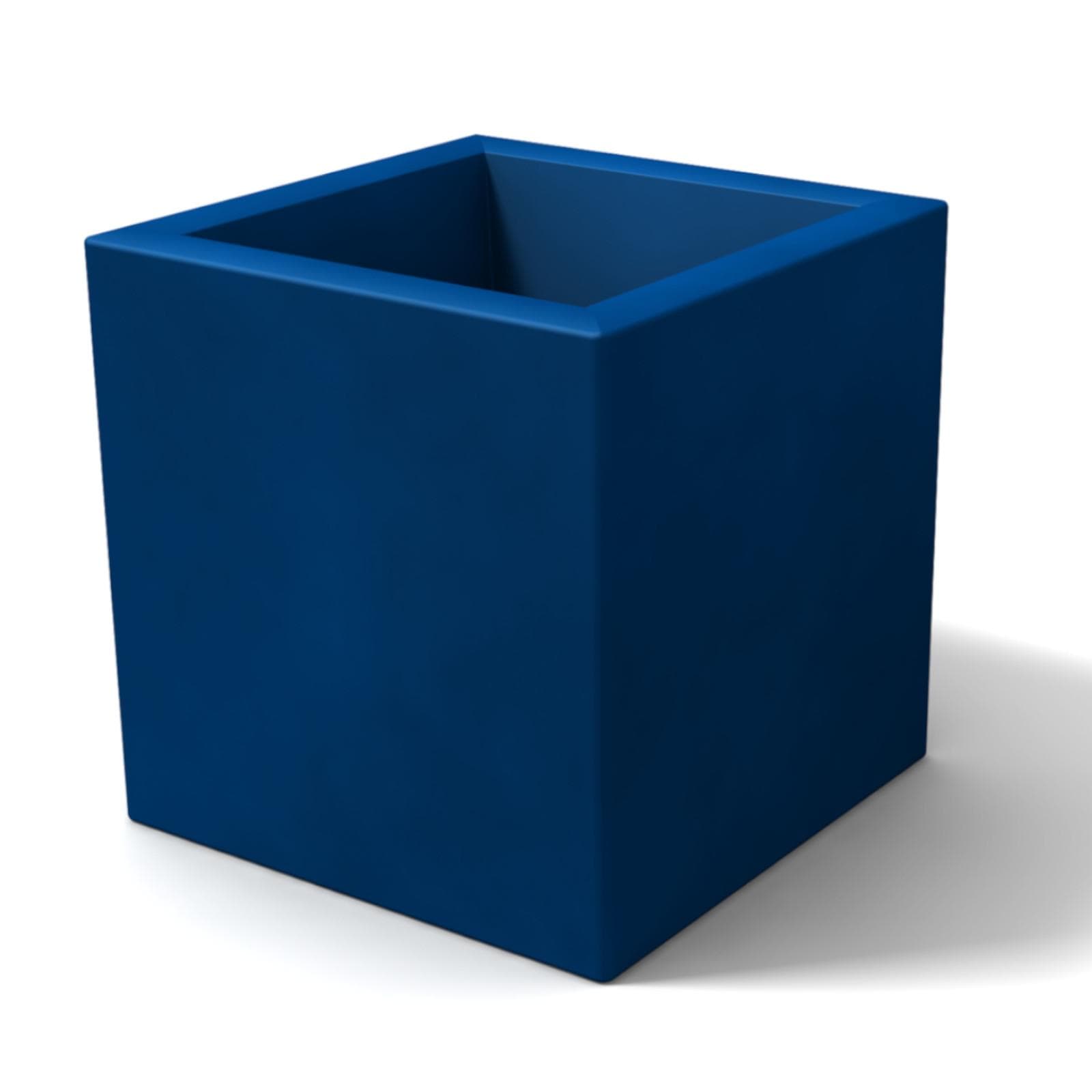 Vaso da esterno 25 h tutta capienza cm in polietilene blu - Constance