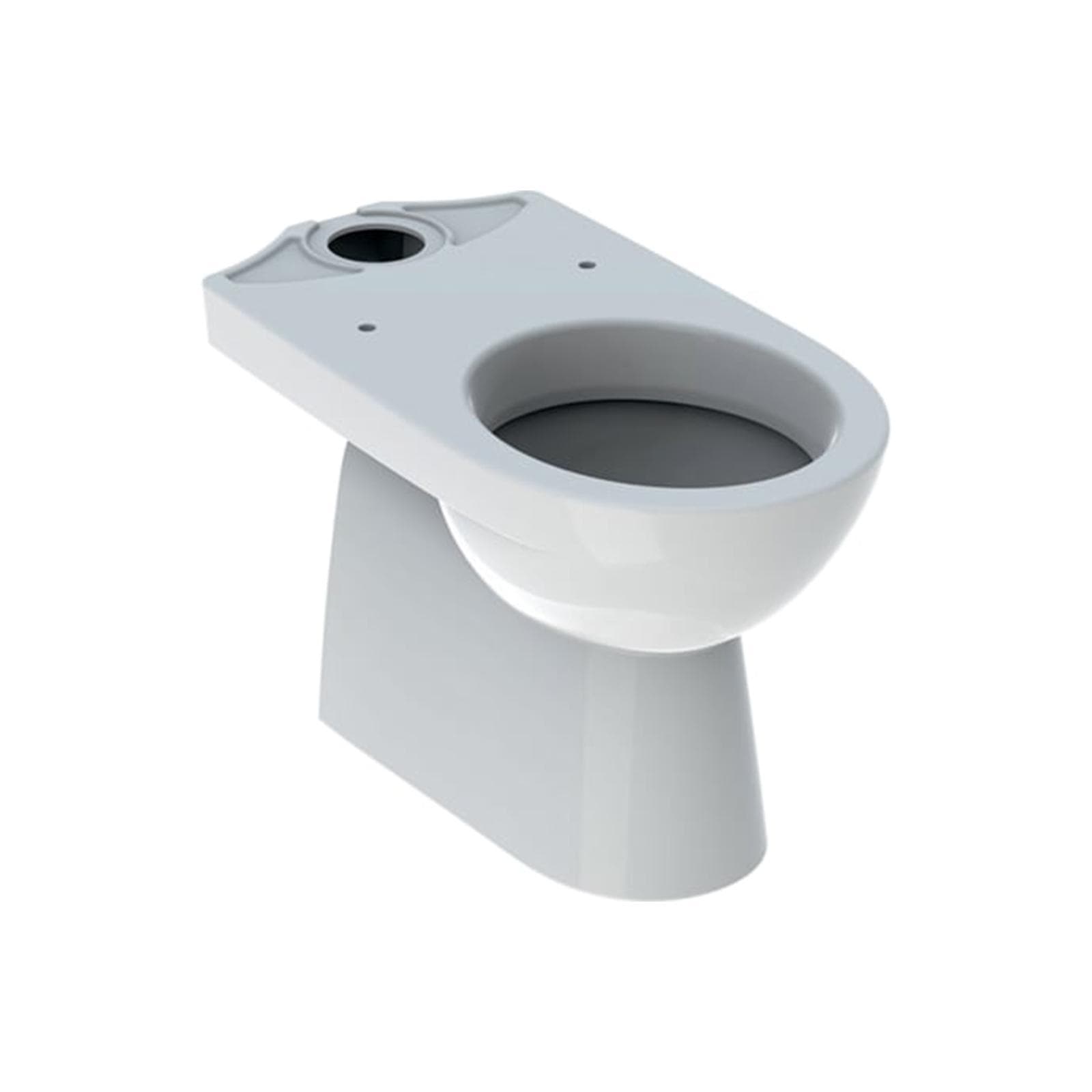 Vaso monoblocco a cacciata scarico verticale sedile SoftClose Serie Selnova Square - Geberit