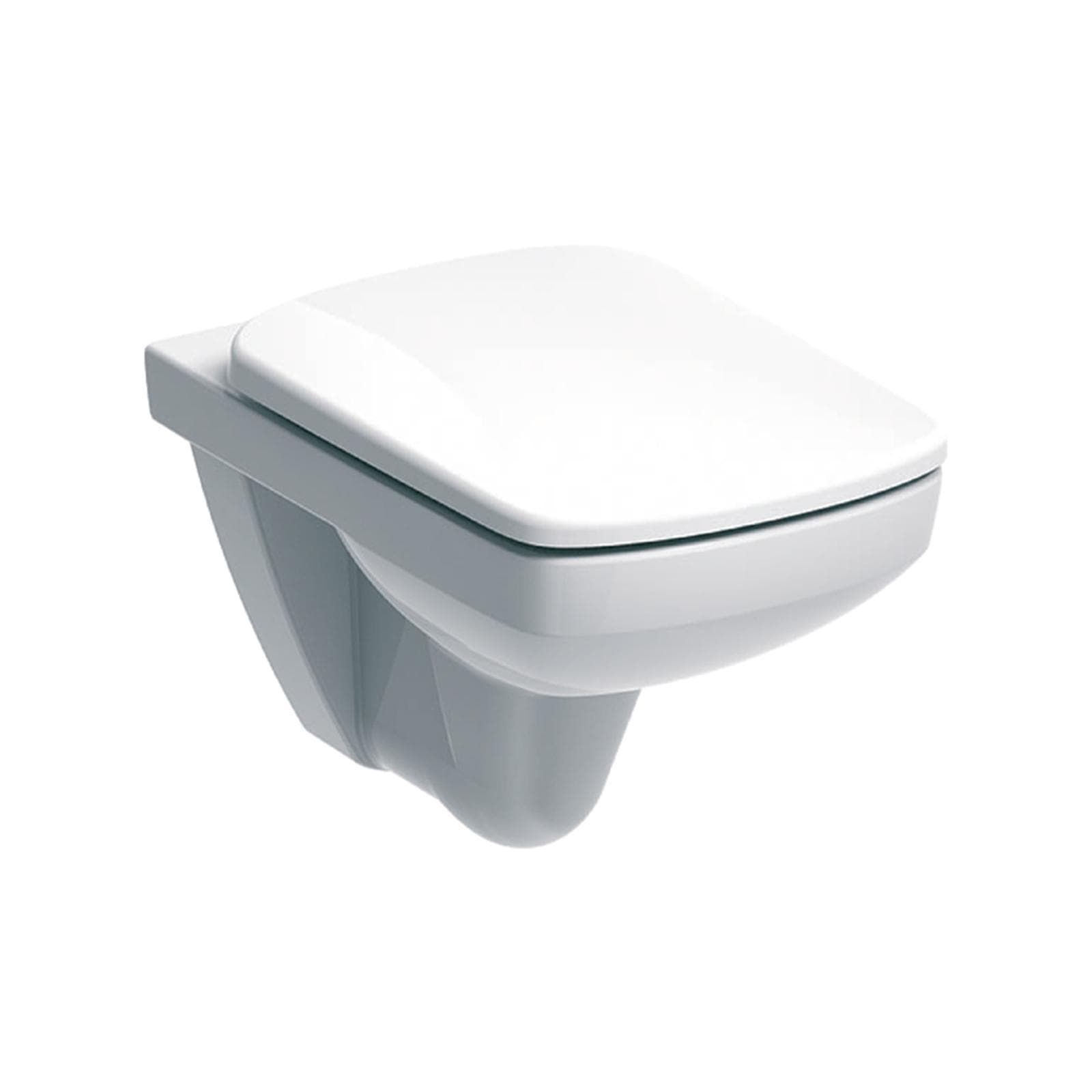 Vaso sospeso a cacciata rimfree sedile Soft Close Serie Selnova Square - Geberit