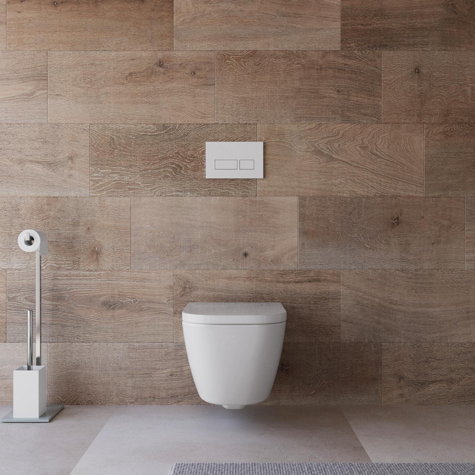 Vaso sospeso in ceramica con sedile avvolgente soft-close bianco - Kira Evo