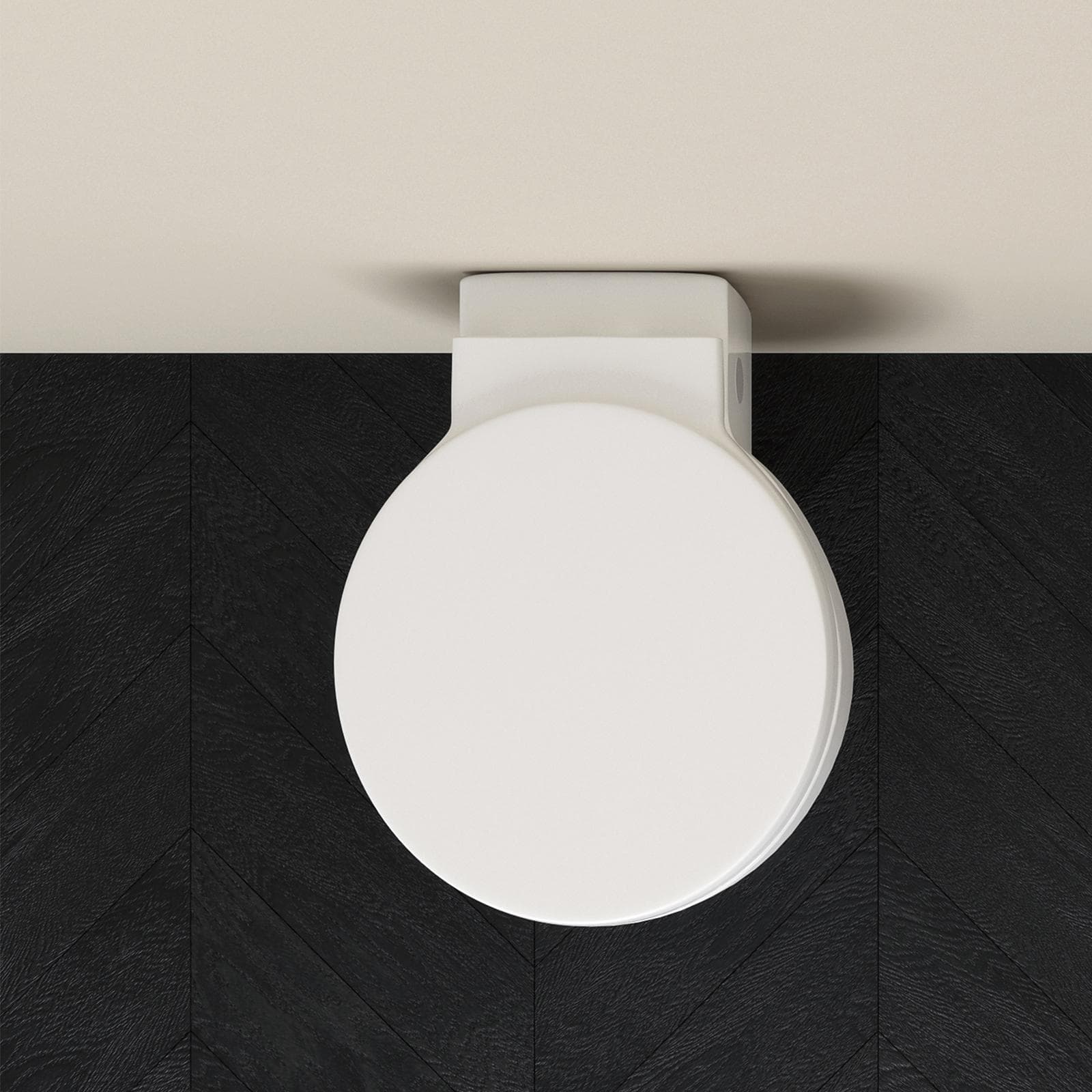 Vaso sospeso salvaspazio ceramica lucida con sedile rallentato - Bloom