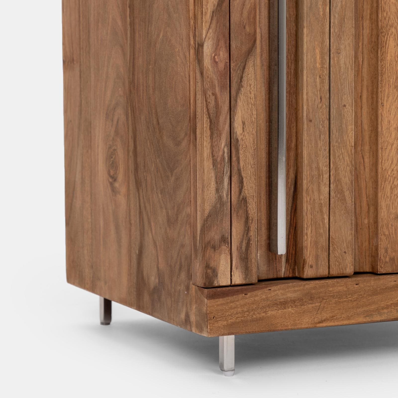 Vetrina 60x180h cm in legno - Freia Sheesham